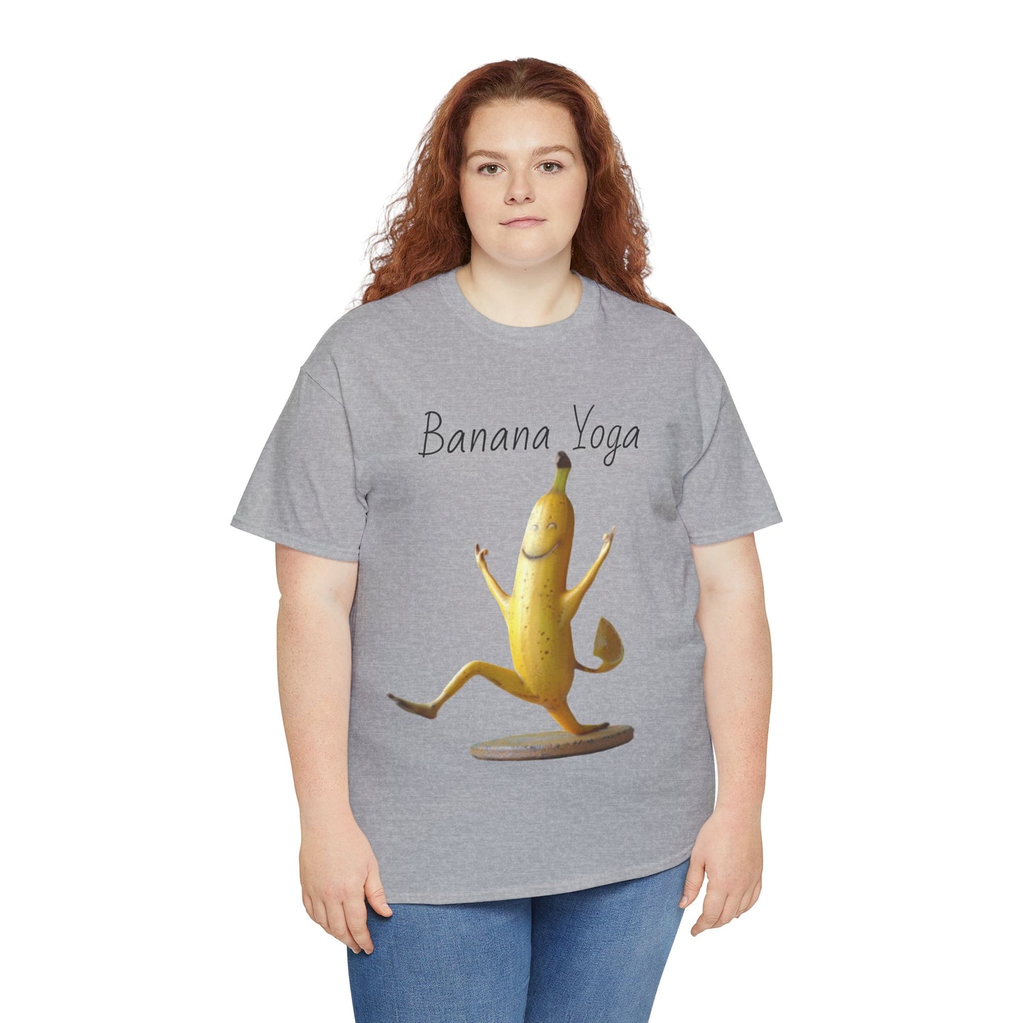 Banana Yoga2 Unisex Heavy Cotton Tee