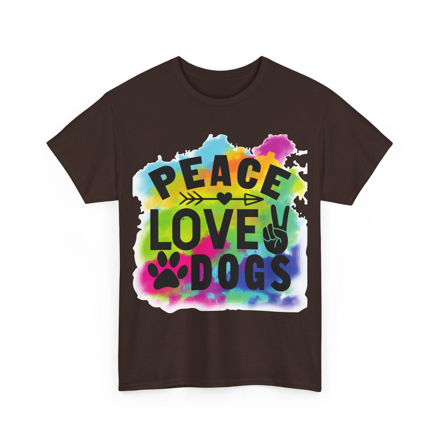 Peace Love Dogs Unisex Heavy Cotton Tee