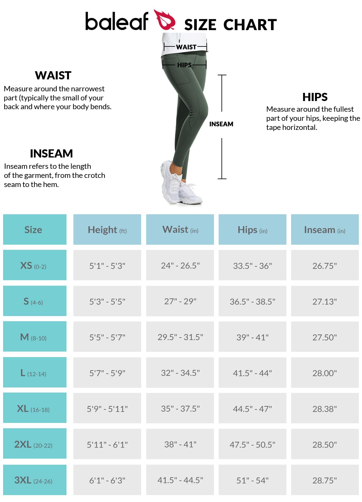 BALEAF Thermal Leggings for Women Fleece Lined Waterproof Winter Hiking Pants Warm Tights Cold Weather Running Gear Army Green XS