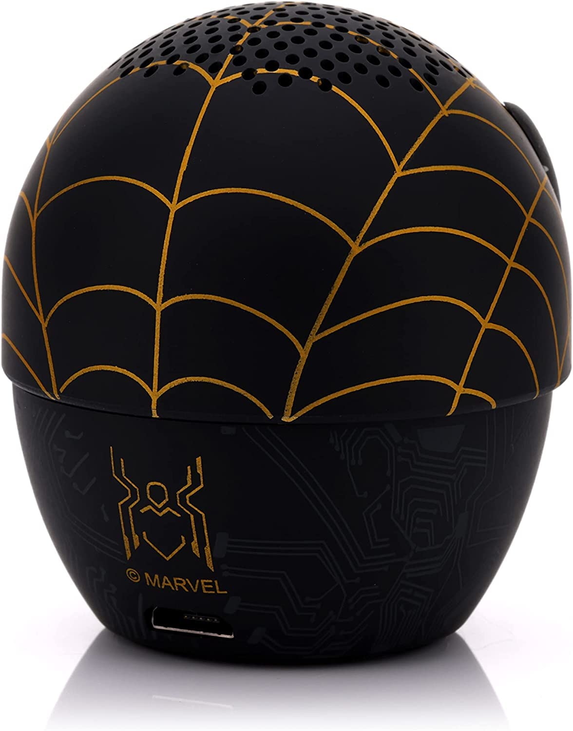 Bitty Boomers Marvel: No Way Home Spider-Man Black & Gold Suit - Mini Bluetooth Speaker