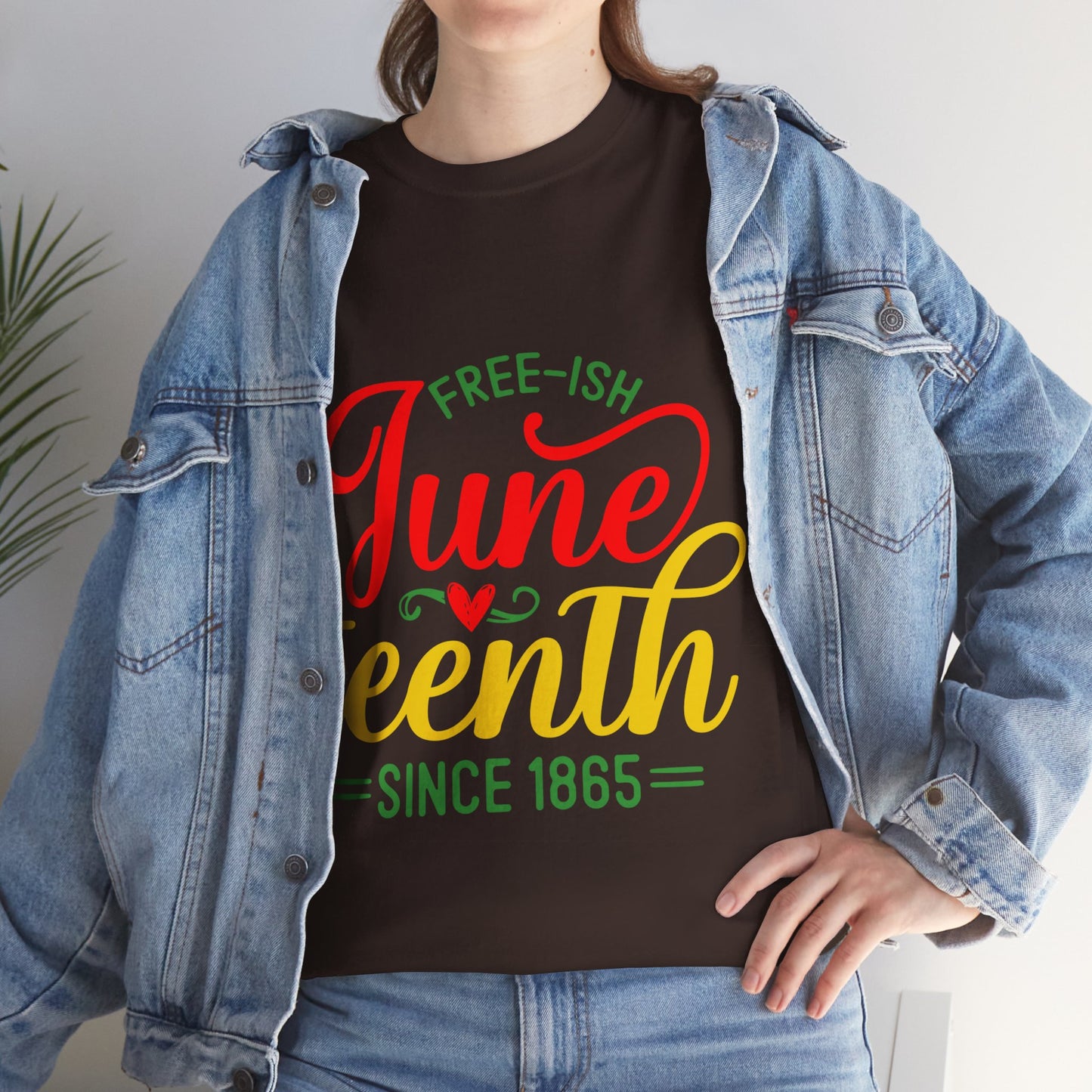 Juneteenth Free-ish Unisex Heavy Cotton Tee