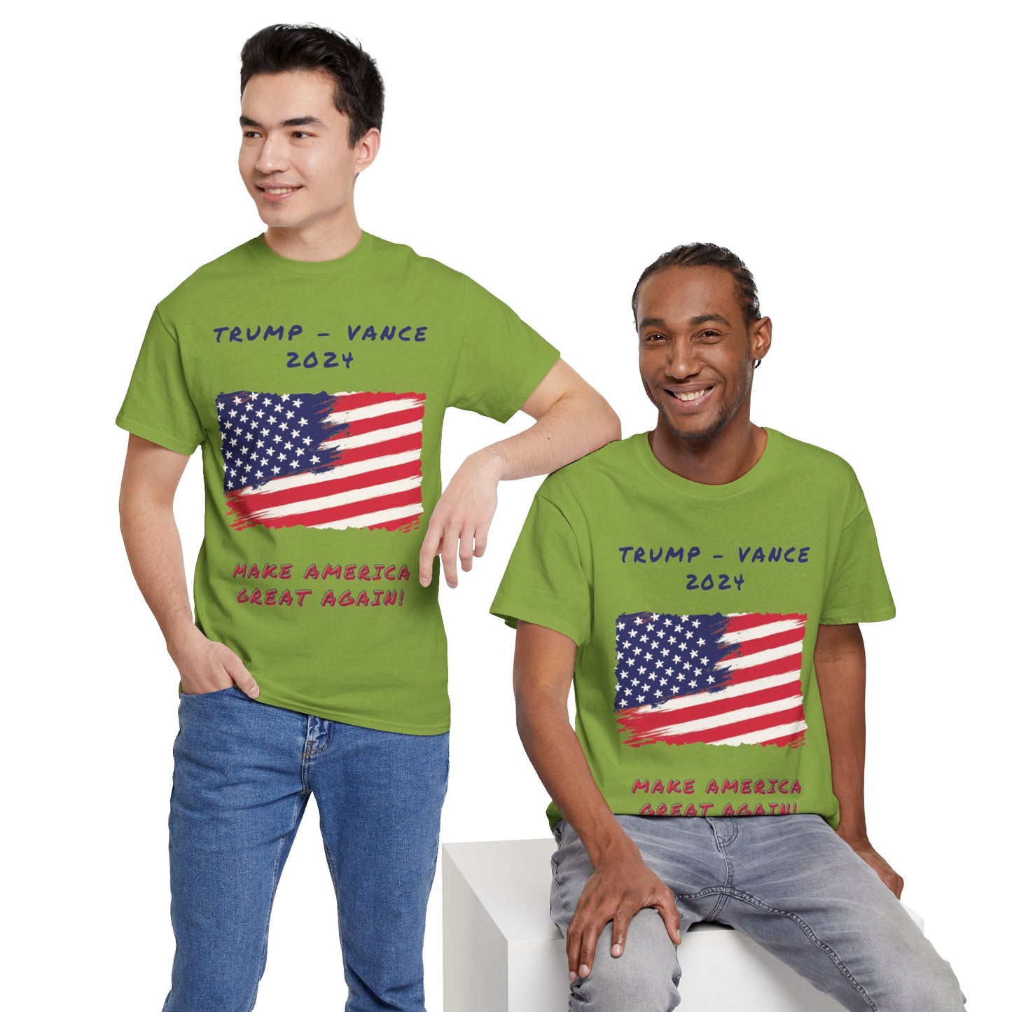 Trump Vance Unisex Heavy Cotton Tee