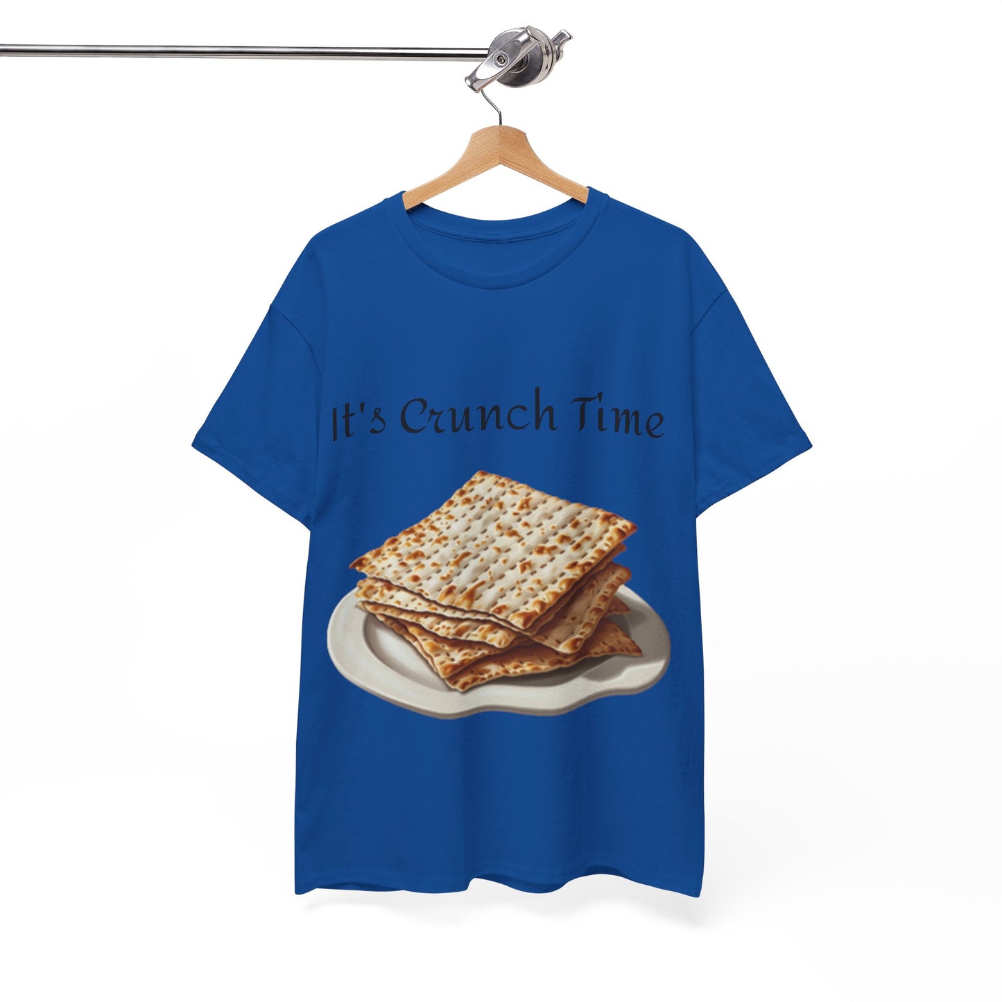 It's Crunch Time Matza Unisex Heavy Cotton Tee