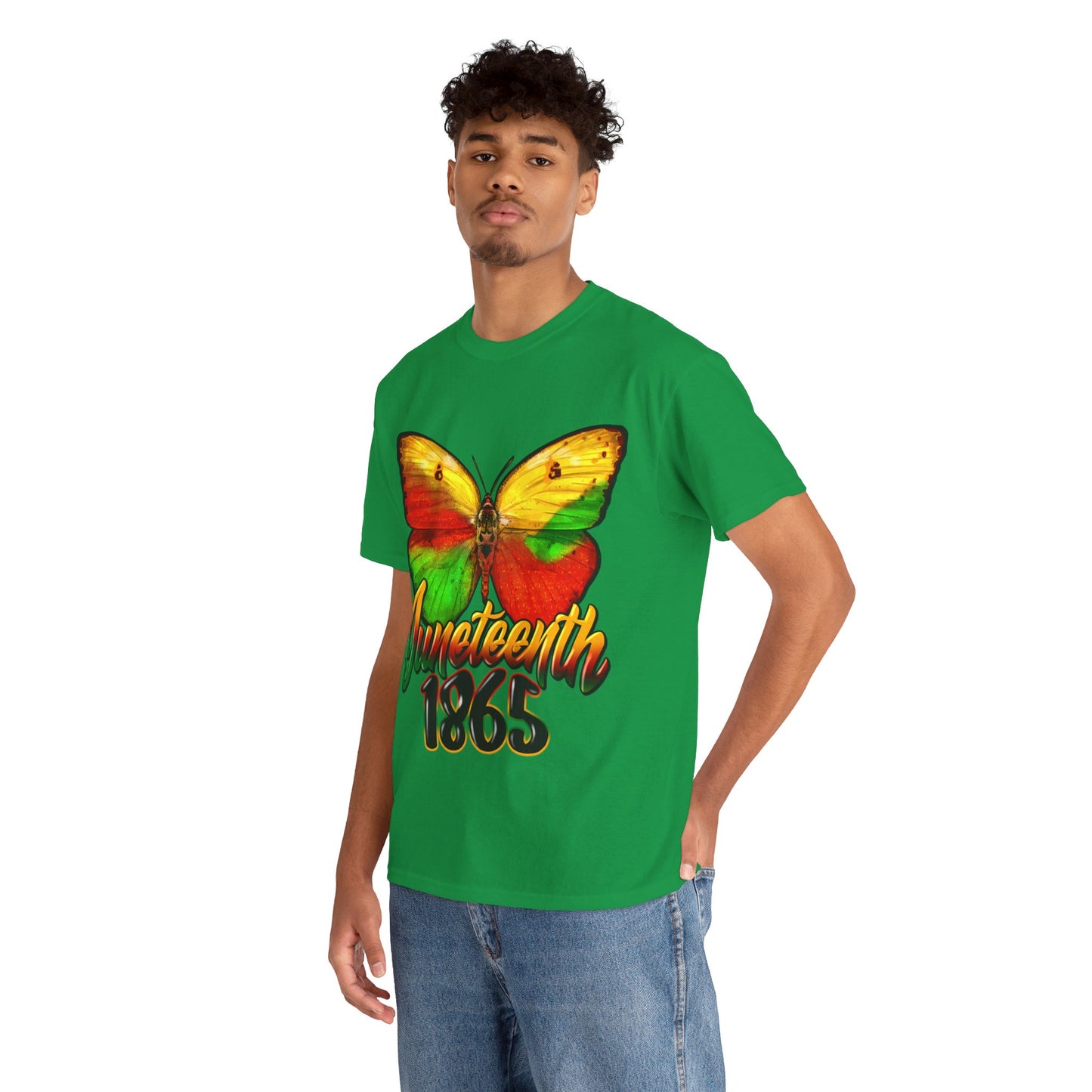 Juneteenth Butterfly Unisex Heavy Cotton Tee