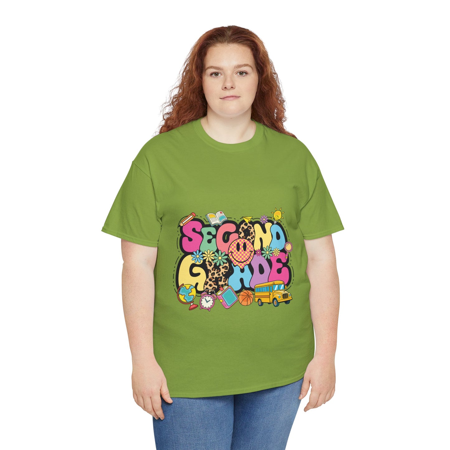 Second Grade Unisex Heavy Cotton Tee