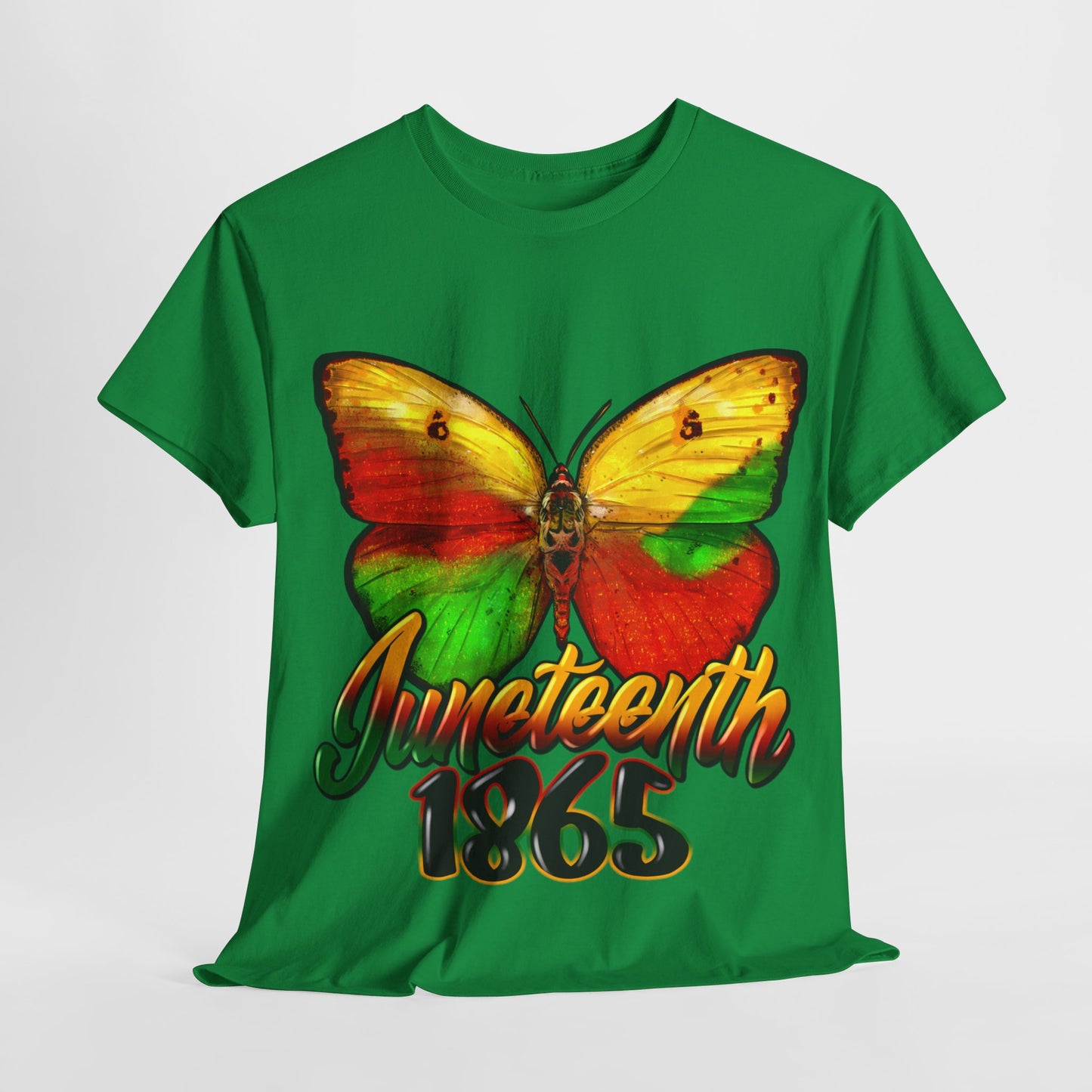 Juneteenth Butterfly Unisex Heavy Cotton Tee