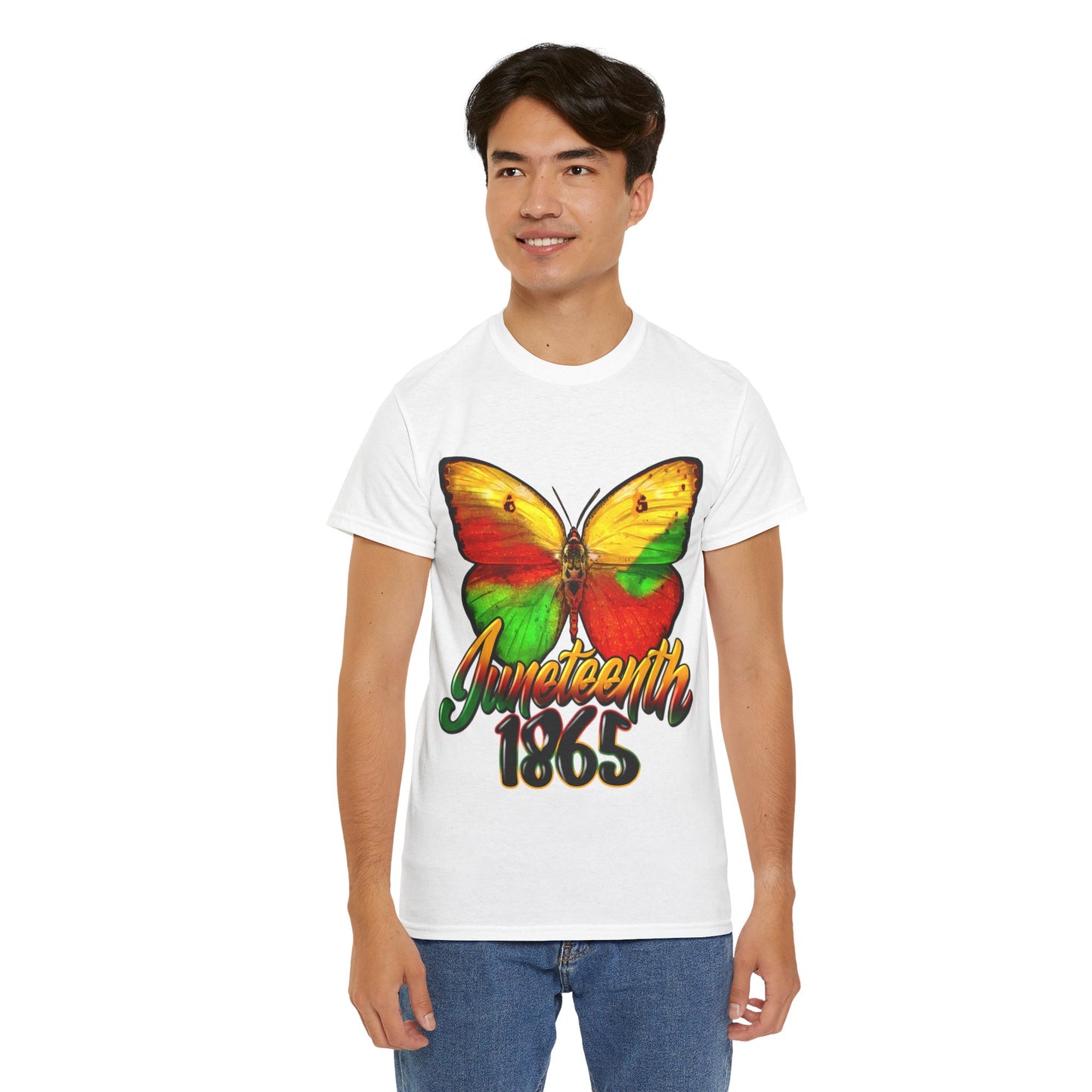 Juneteenth Butterfly Unisex Heavy Cotton Tee