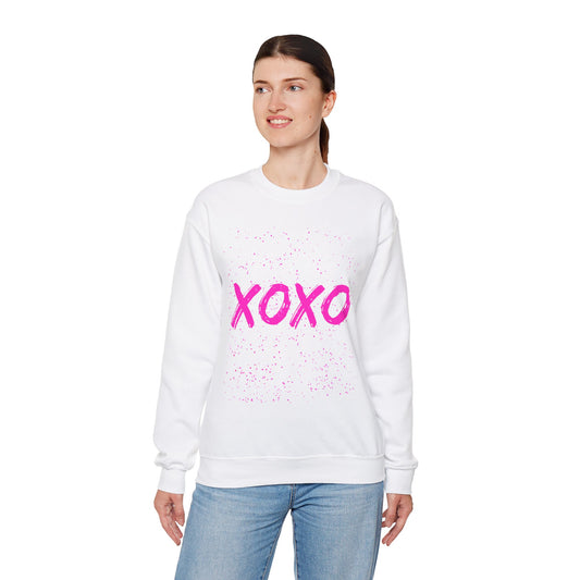 XOXO Glitter Unisex Heavy Blend™ Crewneck Sweatshirt