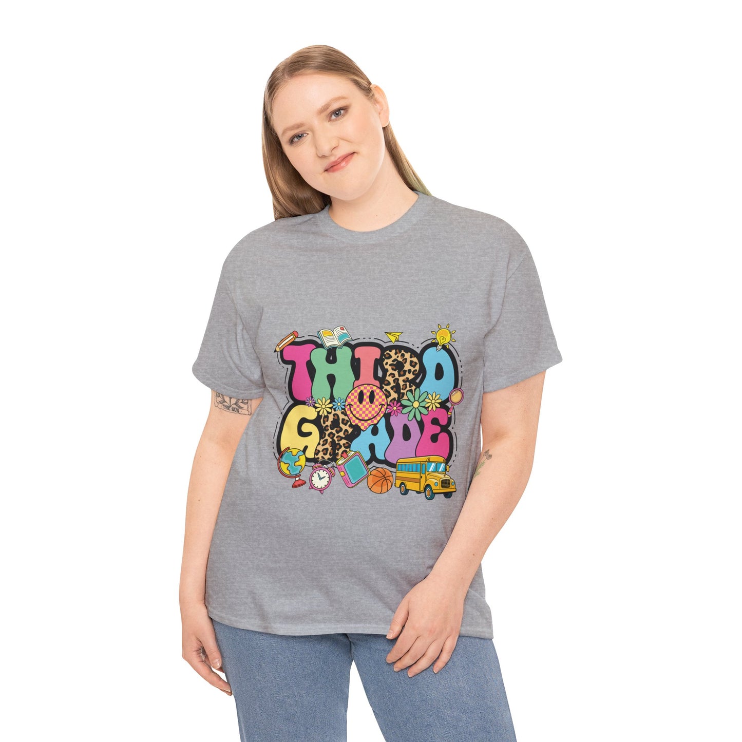 Third Grade Unisex Heavy Cotton Tee