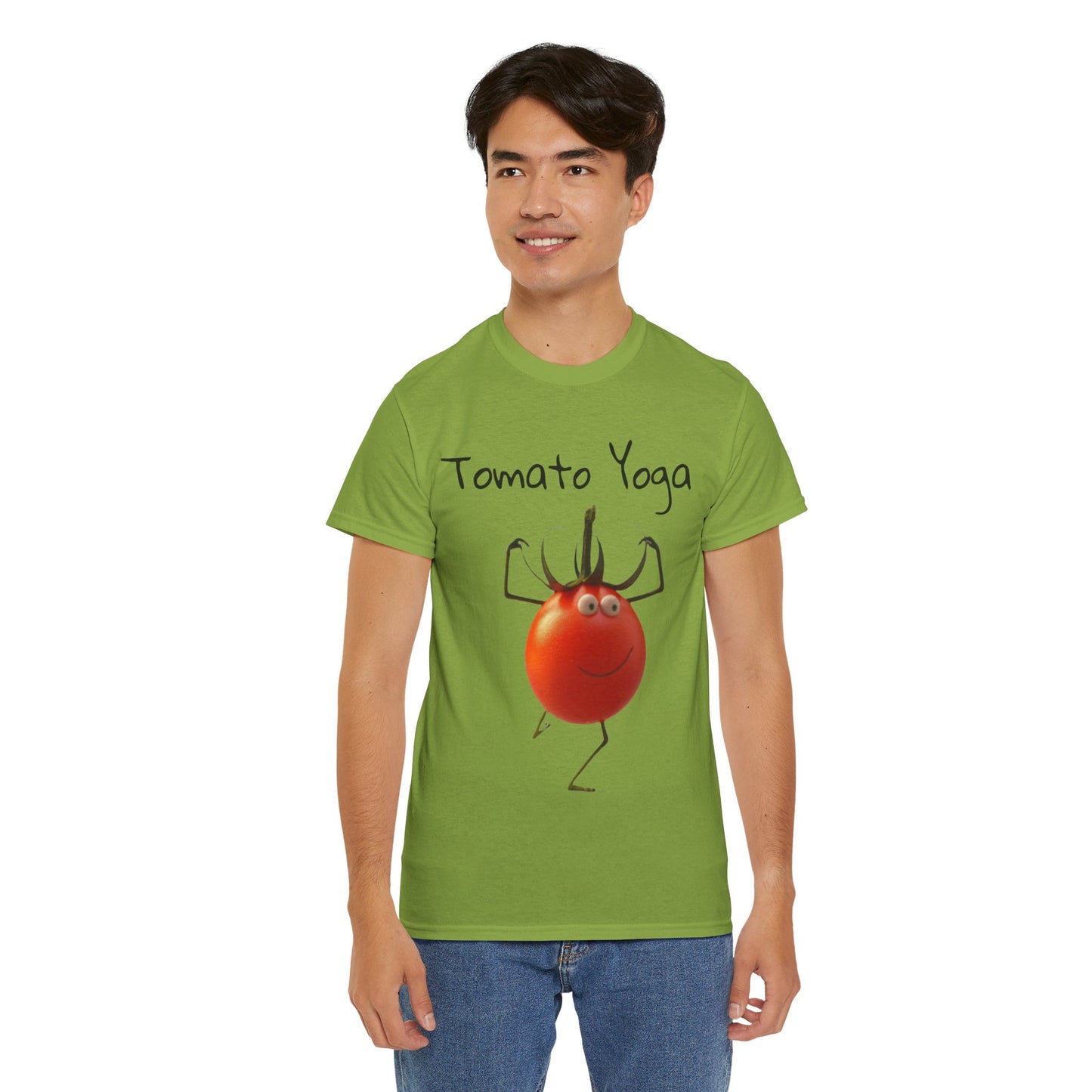 Tomato Yoga Unisex Heavy Cotton Tee