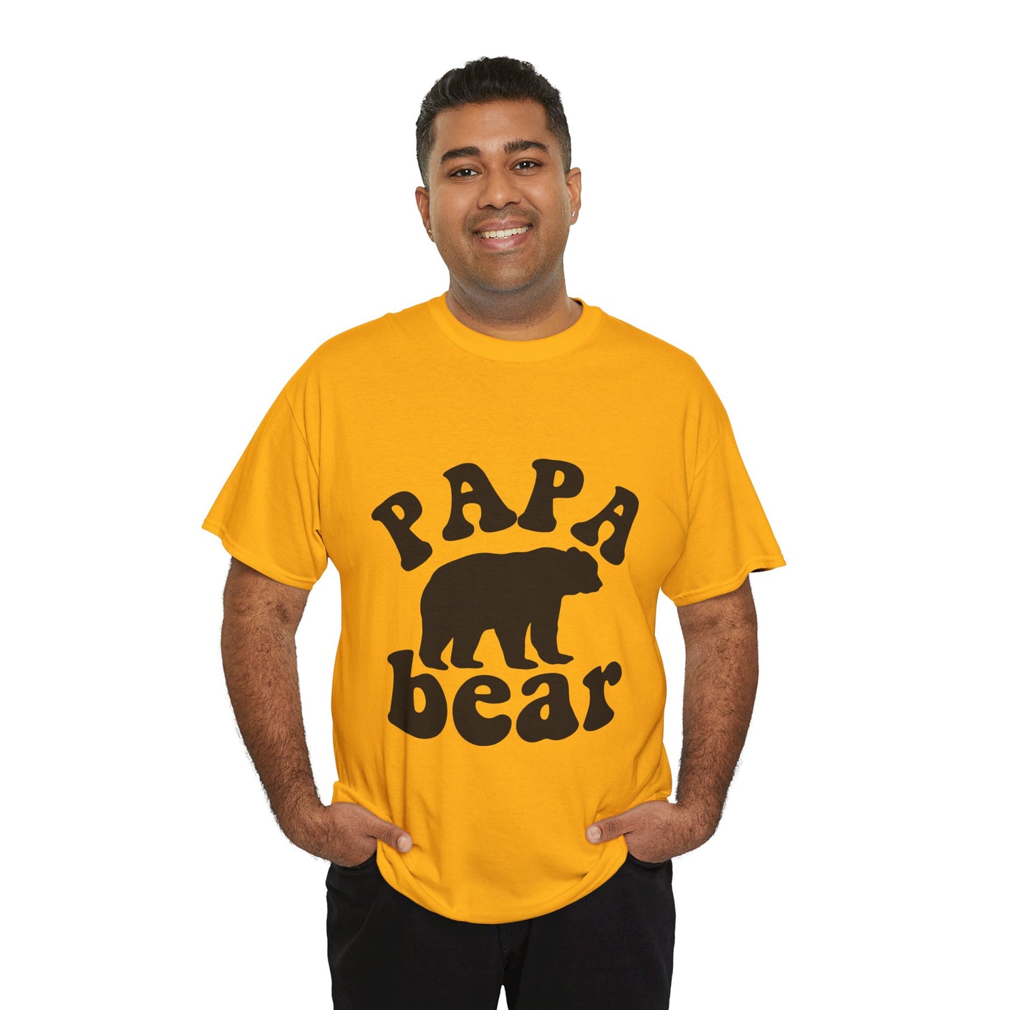 Papa Bear Unisex Heavy Cotton Tee