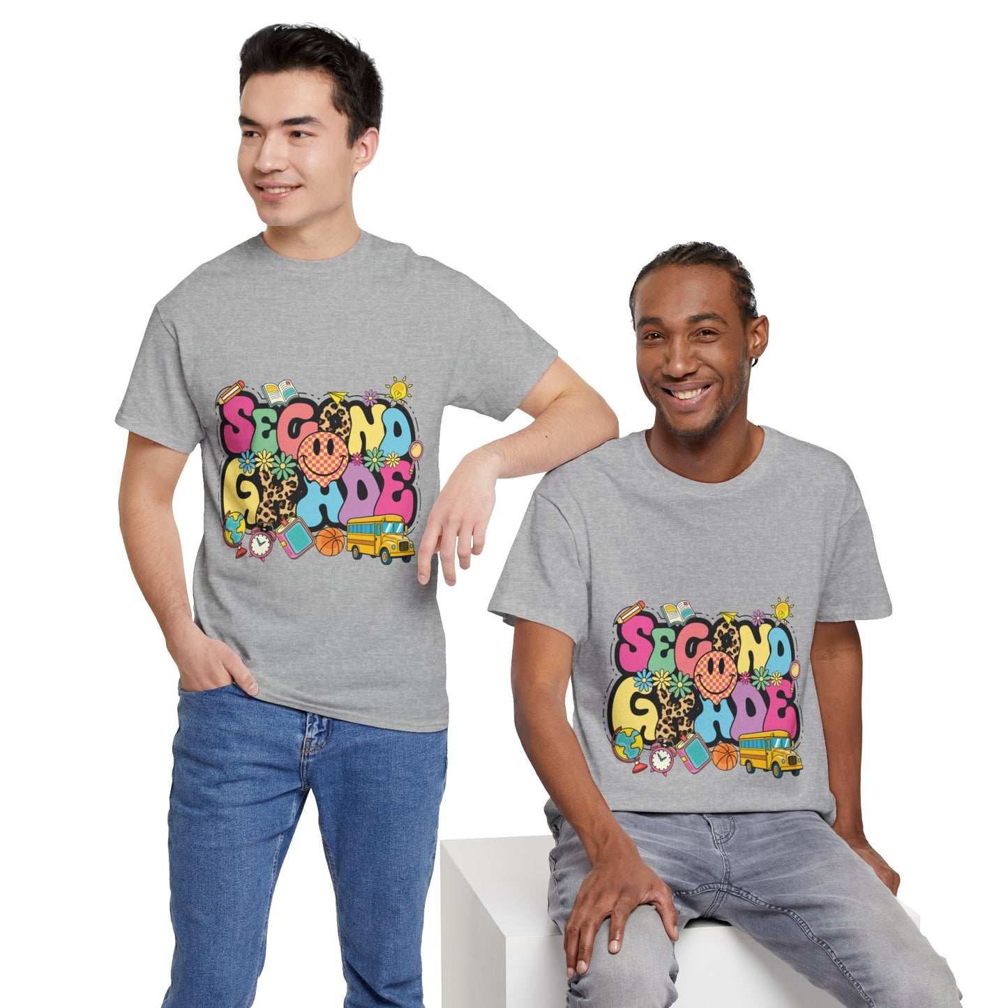 Second Grade Unisex Heavy Cotton Tee