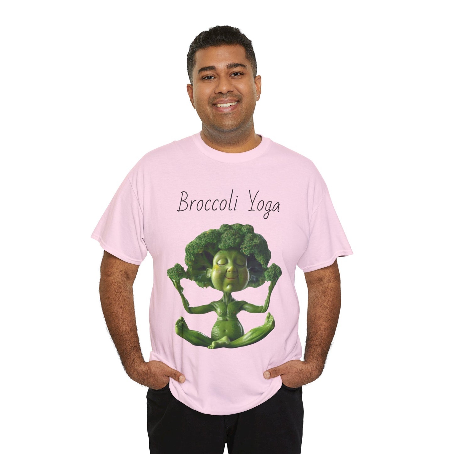 Broccoli Yoga Unisex Heavy Cotton Tee