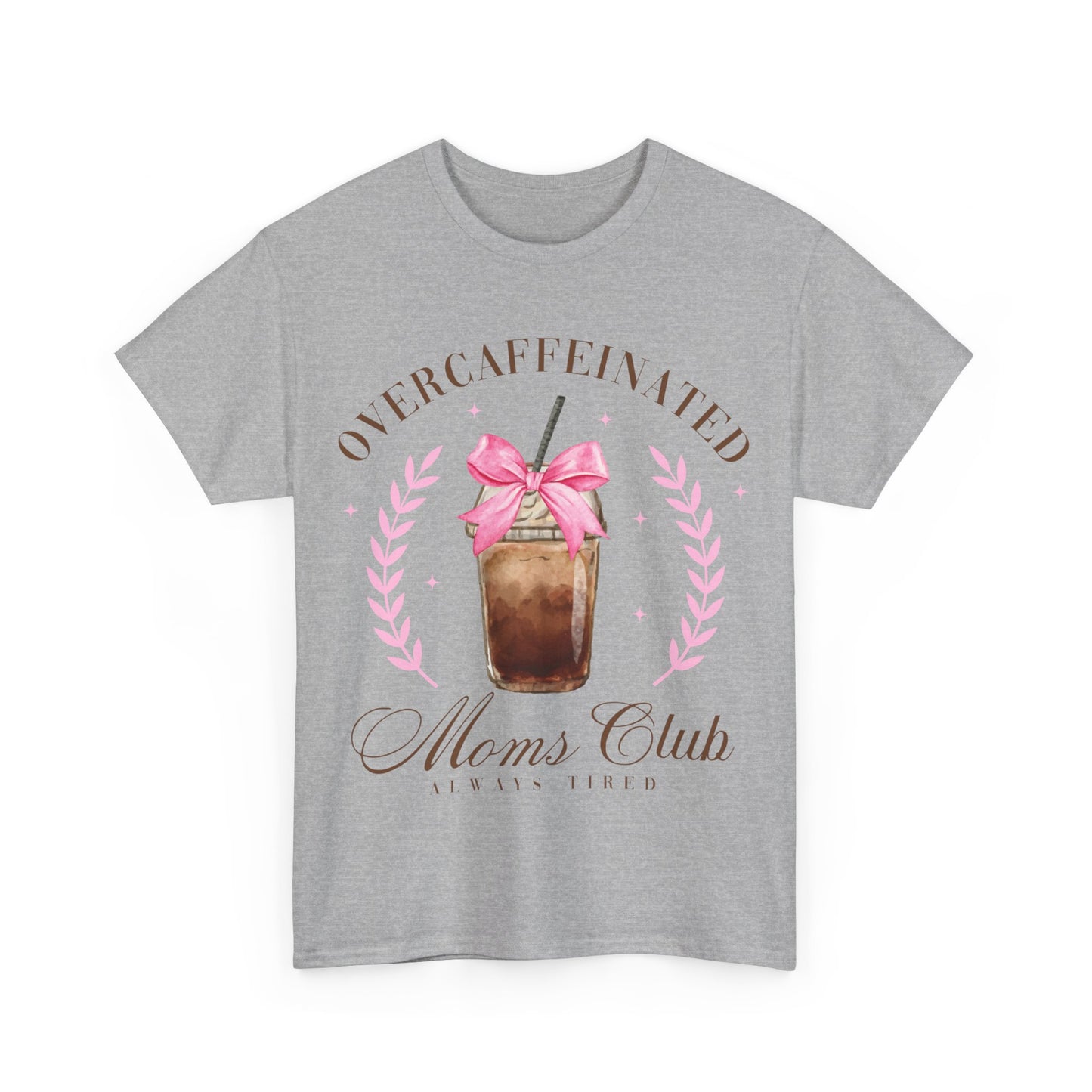 Over-caffeinated Mom Unisex Heavy Cotton Tee