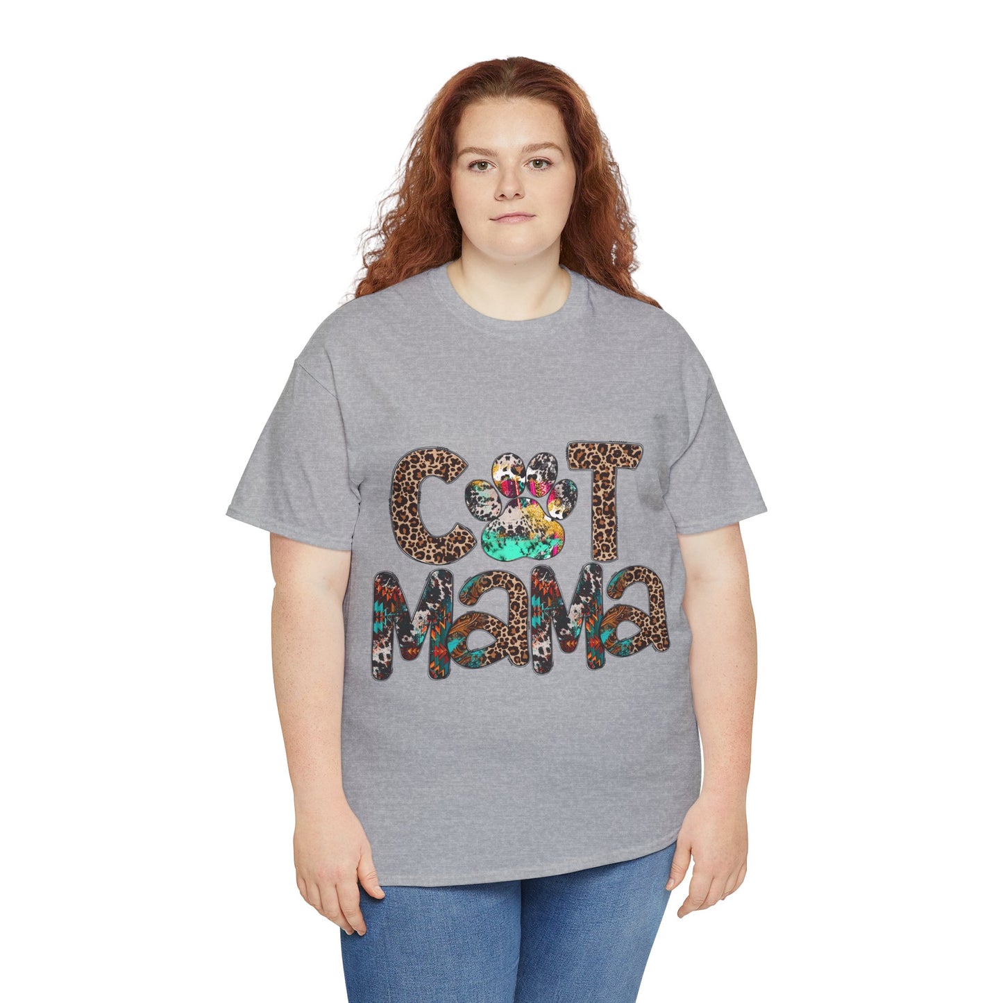 Cat Mama2 Unisex Heavy Cotton Tee