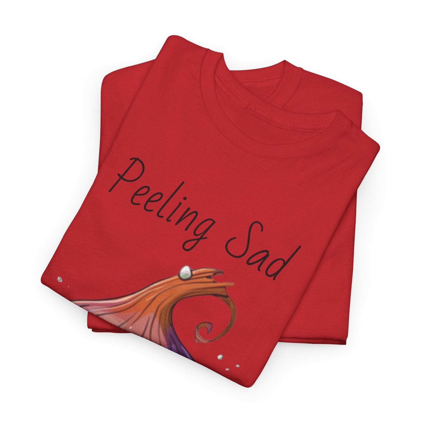 Peeling Sad Unisex Heavy Cotton Tee