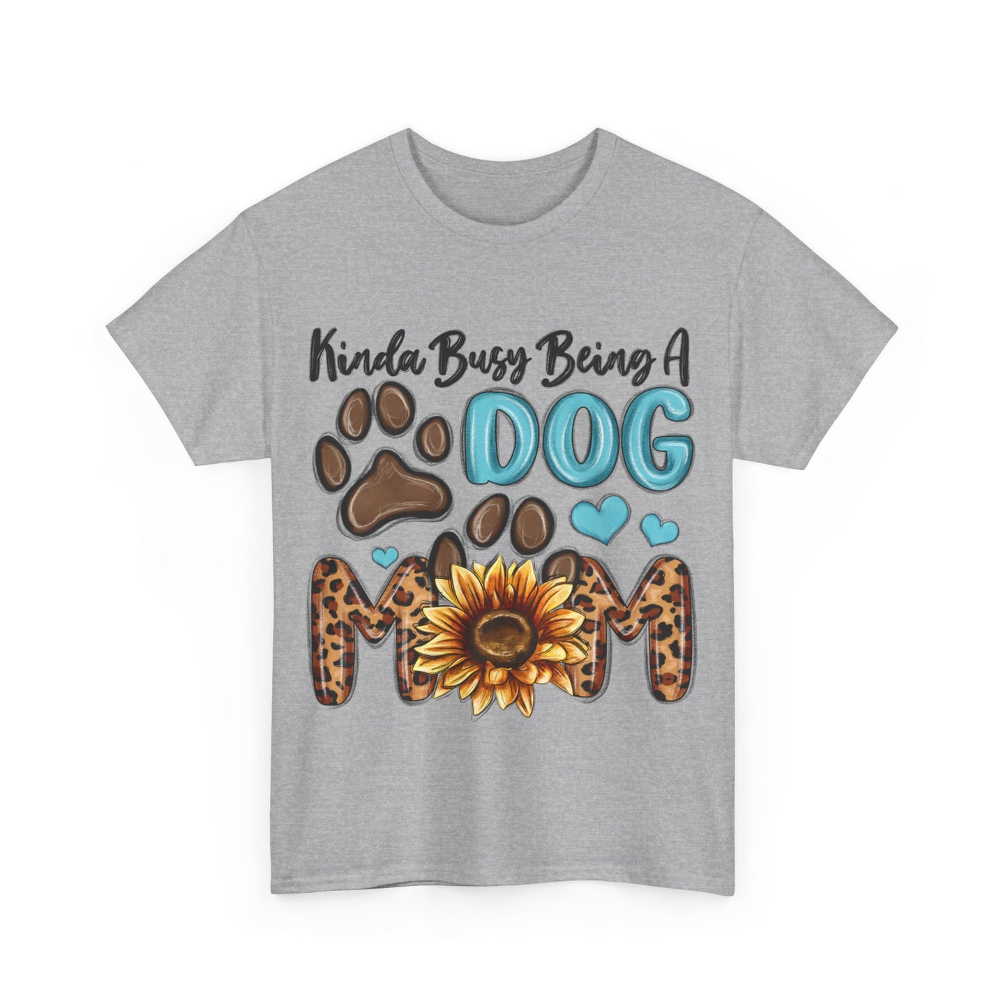 Busy Being A Dog Mom Unisex Heavy Cotton Tee