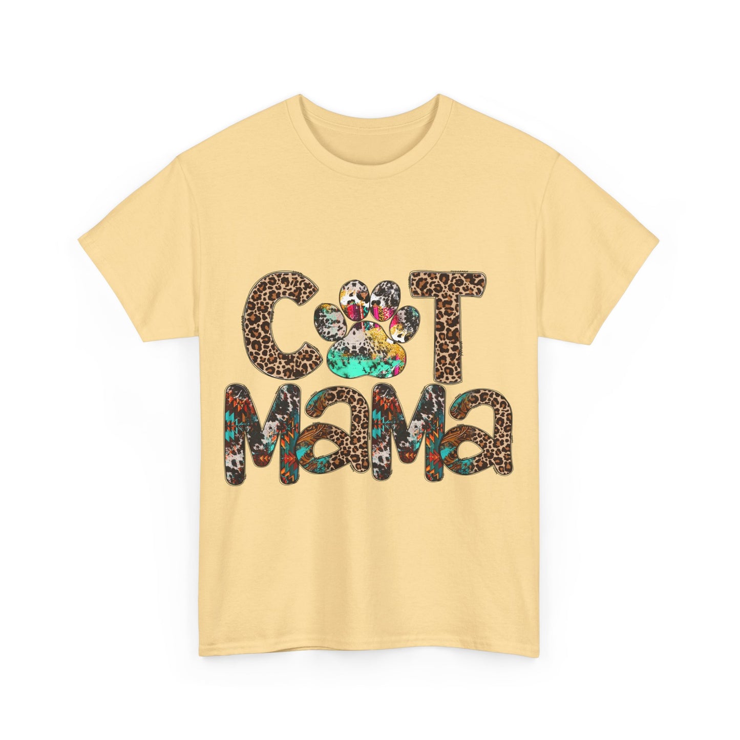 Cat Mama2 Unisex Heavy Cotton Tee