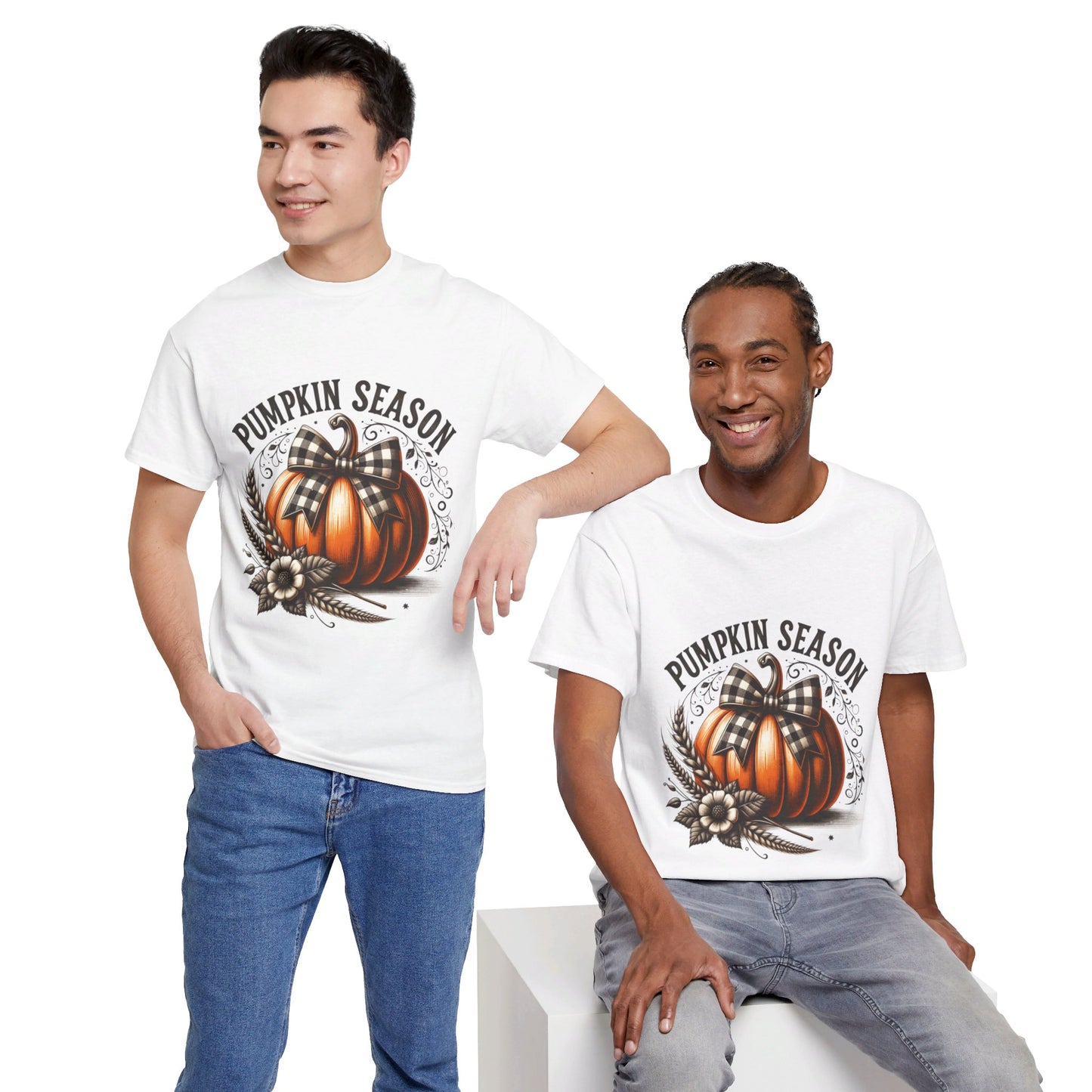 Pumpkin Season Unisex Heavy Cotton Tee