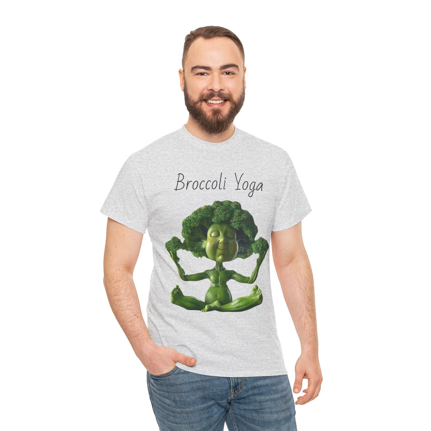 Broccoli Yoga Unisex Heavy Cotton Tee