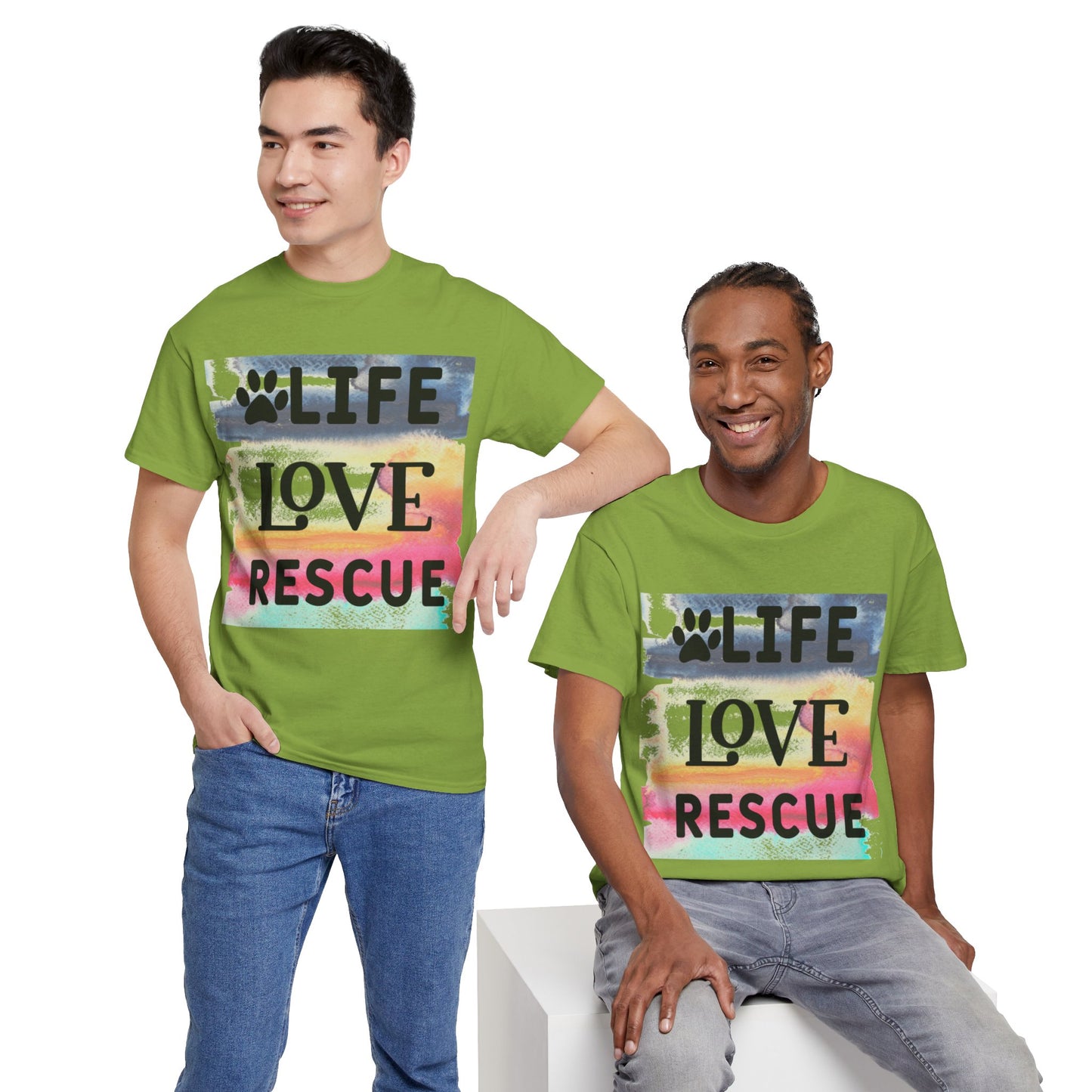 Life Love Rescue Unisex Heavy Cotton Tee