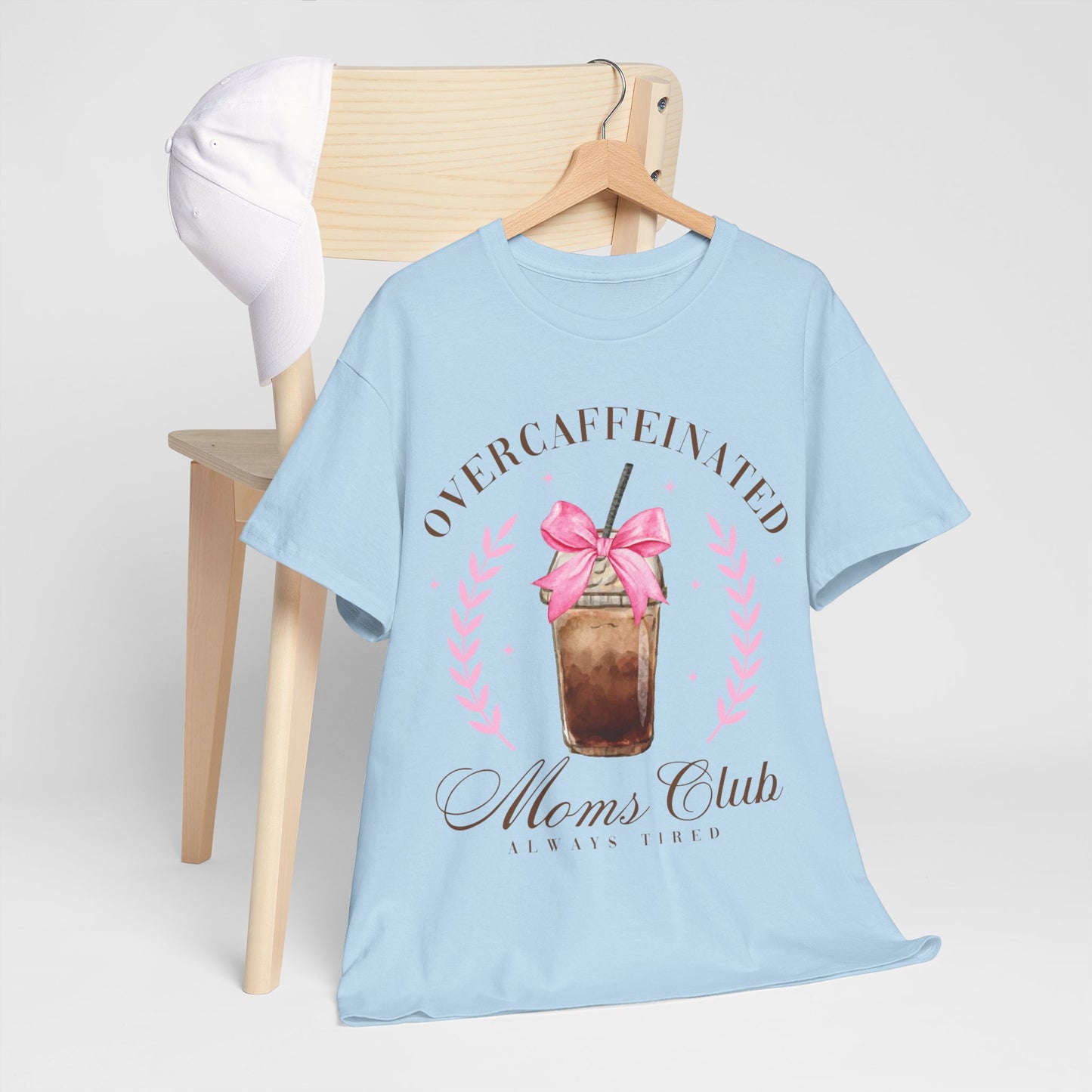 Over-caffeinated Mom Unisex Heavy Cotton Tee