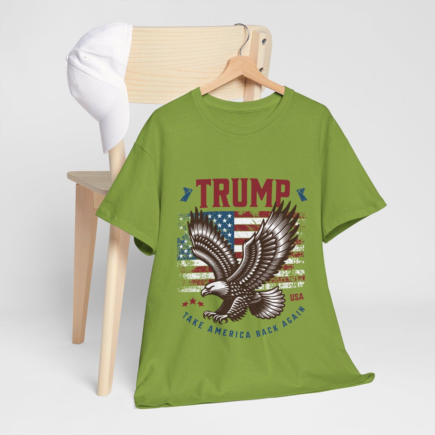 Trump MAGA Eagle Unisex Heavy Cotton Tee