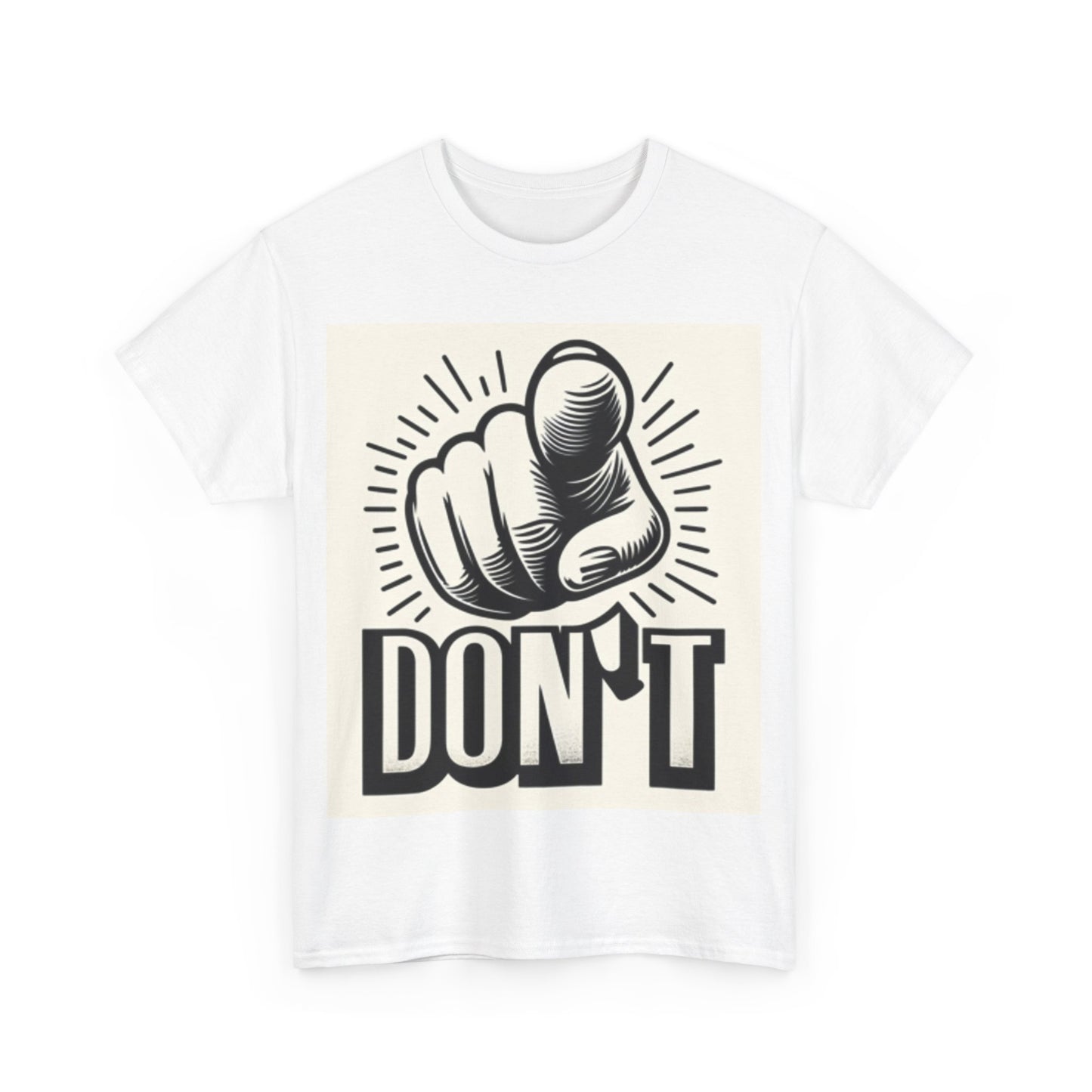 Don't Finger Unisex Heavy Cotton Tee