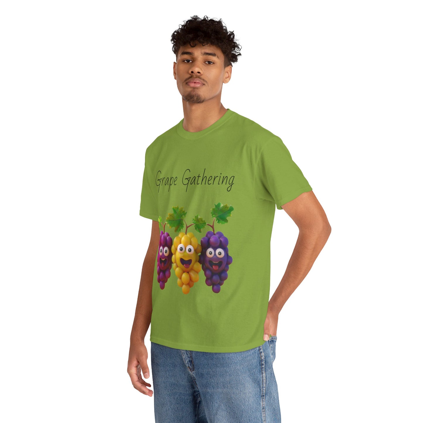 Grape Gathering Unisex Heavy Cotton Tee