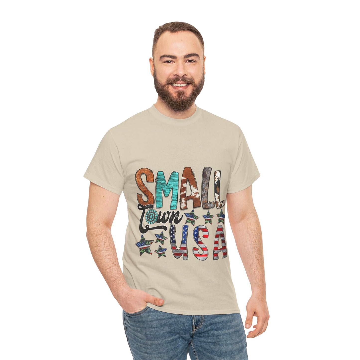 Small Town USA Unisex Heavy Cotton Tee