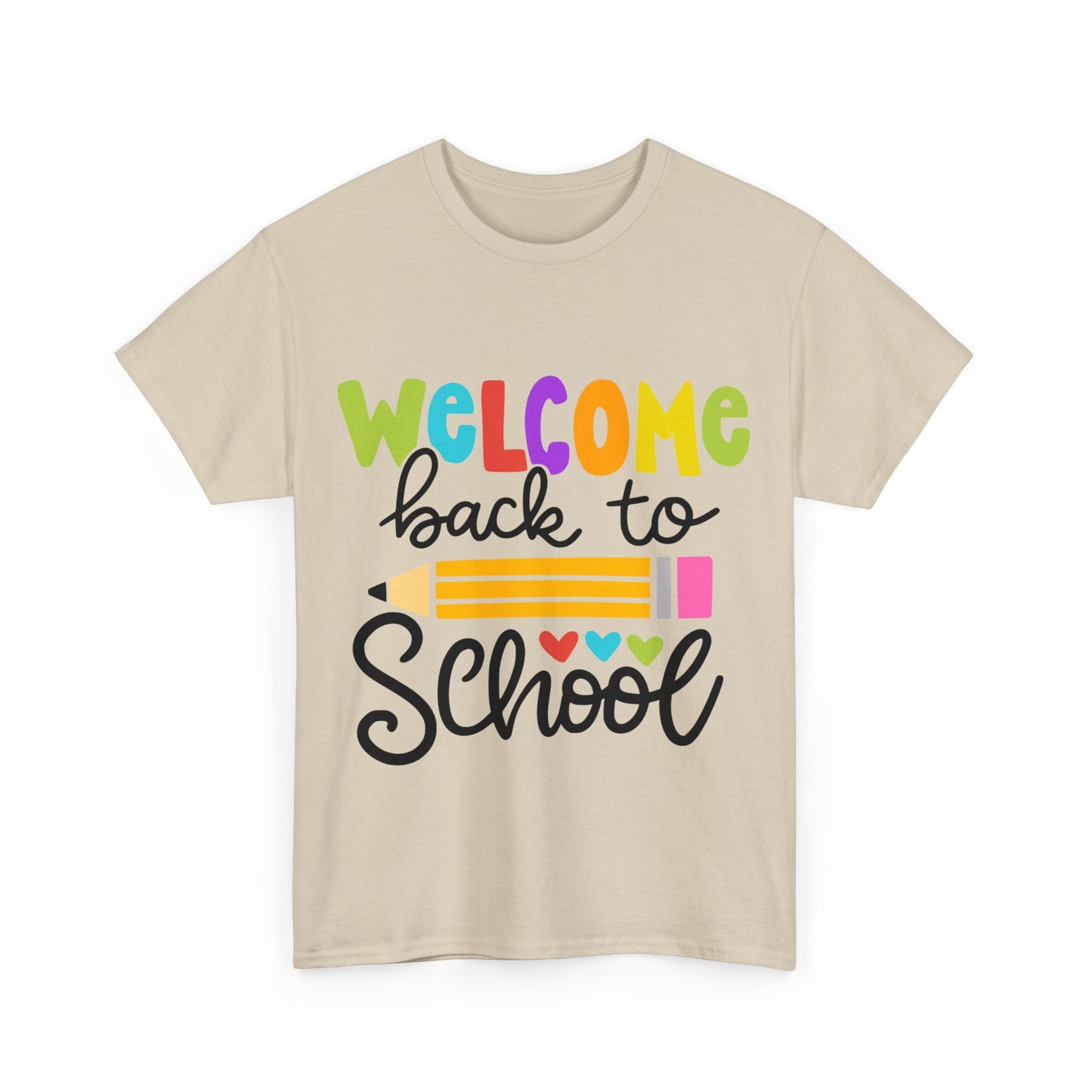 Welcome Back To School Unisex Heavy Cotton Tee