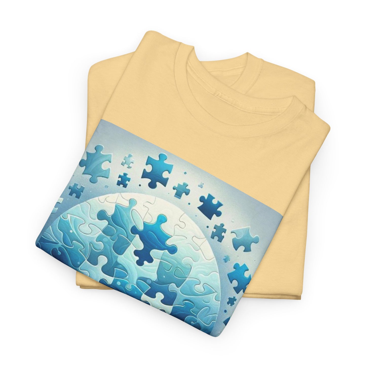 Autism Globe Unisex Heavy Cotton Tee