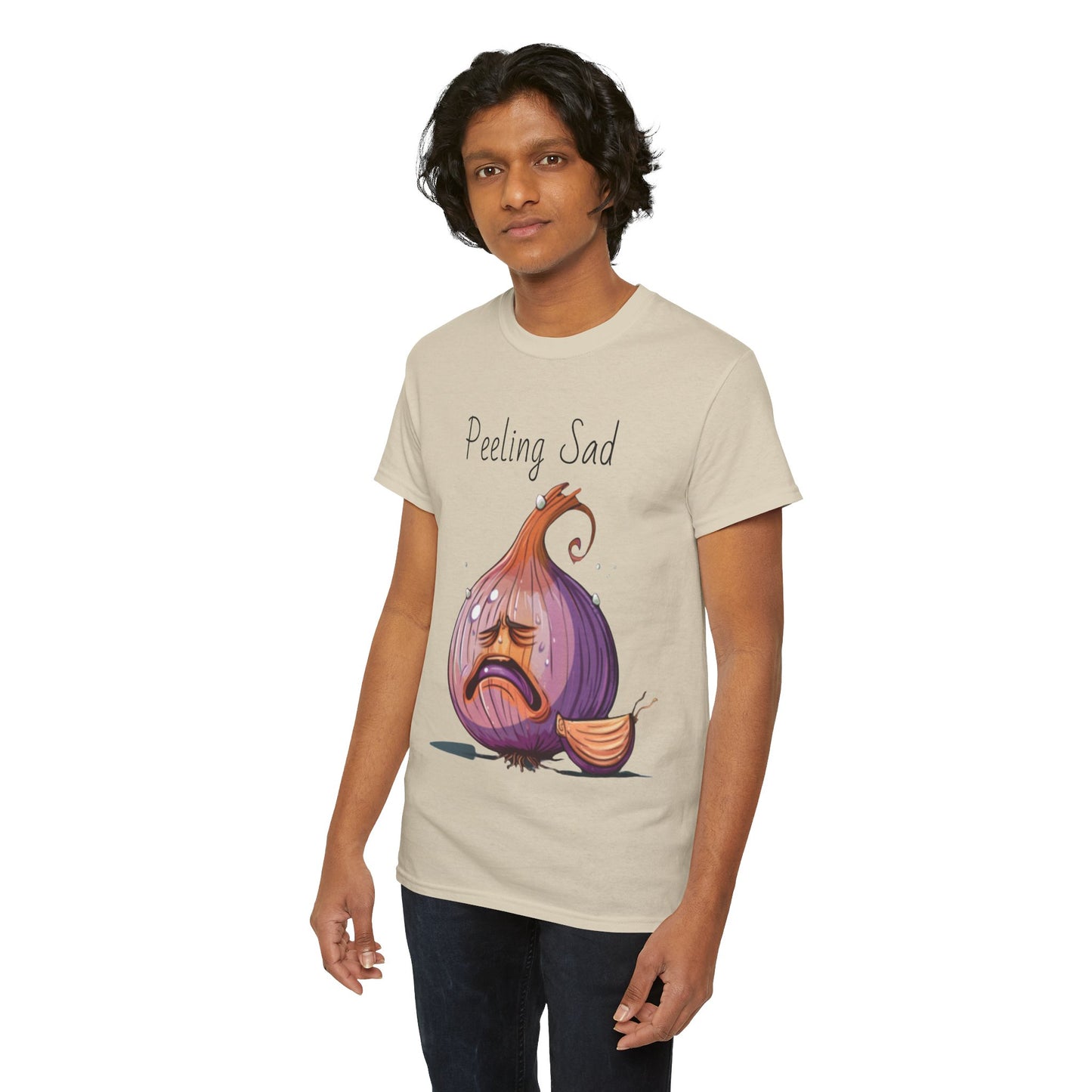 Peeling Sad Unisex Heavy Cotton Tee