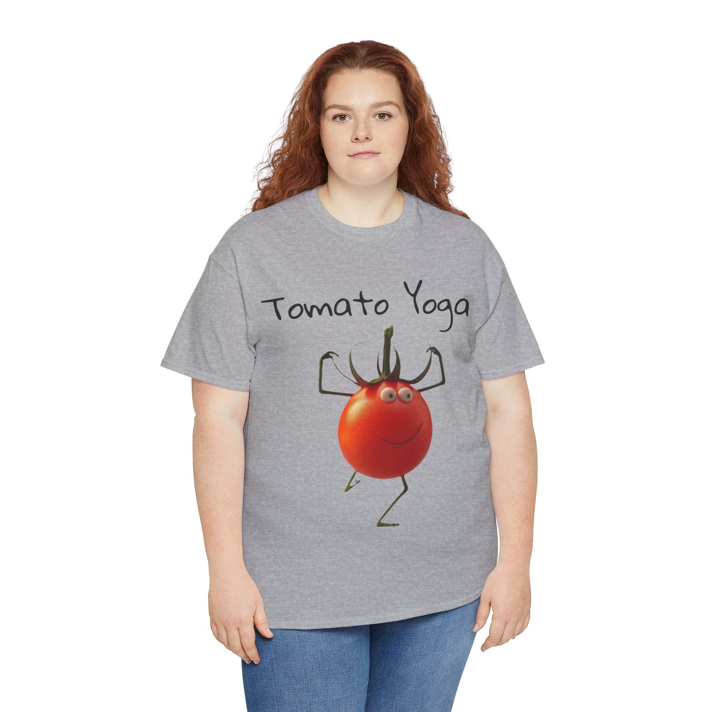 Tomato Yoga Unisex Heavy Cotton Tee