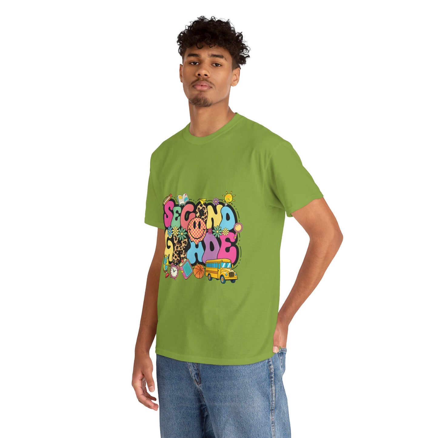 Second Grade Unisex Heavy Cotton Tee