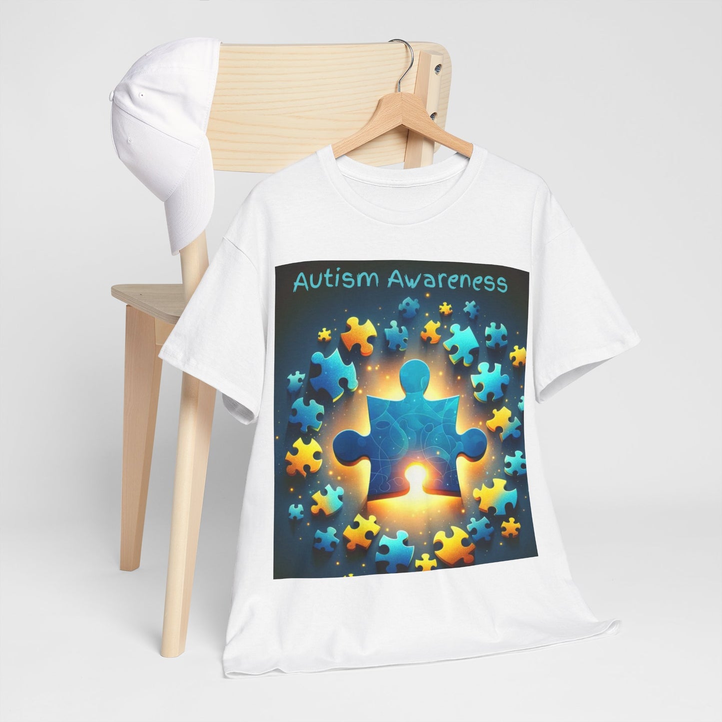 Autism Glow Unisex Heavy Cotton Tee