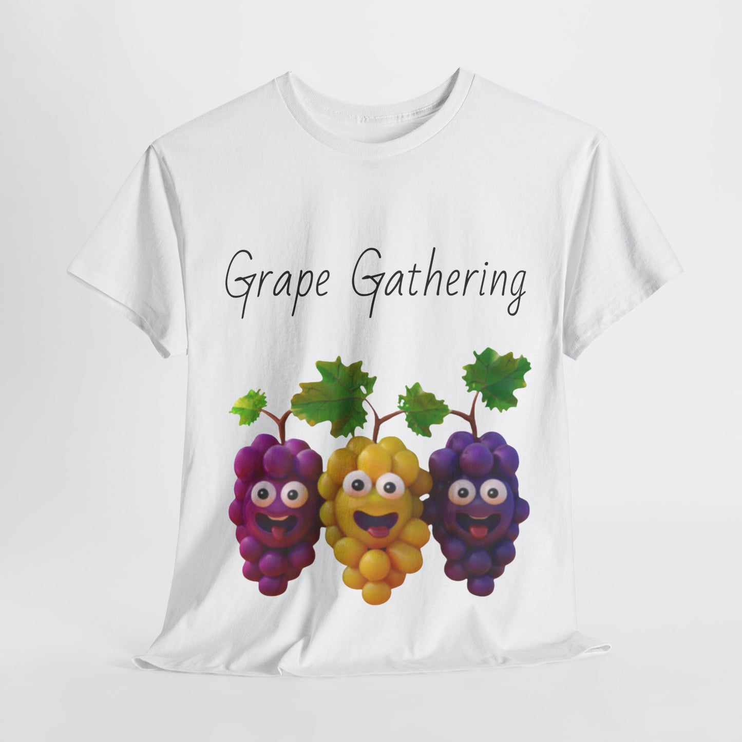 Grape Gathering Unisex Heavy Cotton Tee