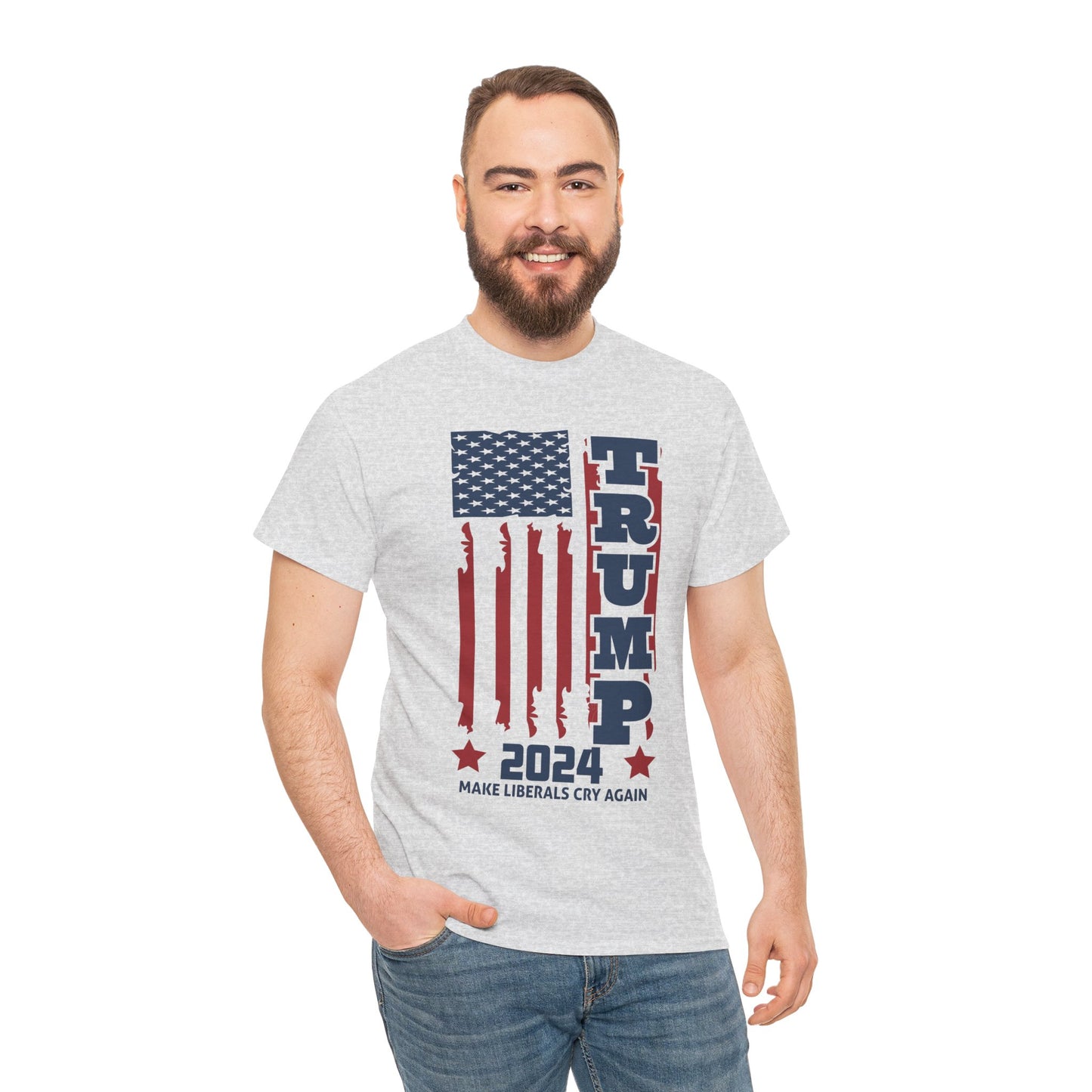 Trump 2024 A Unisex Heavy Cotton Tee