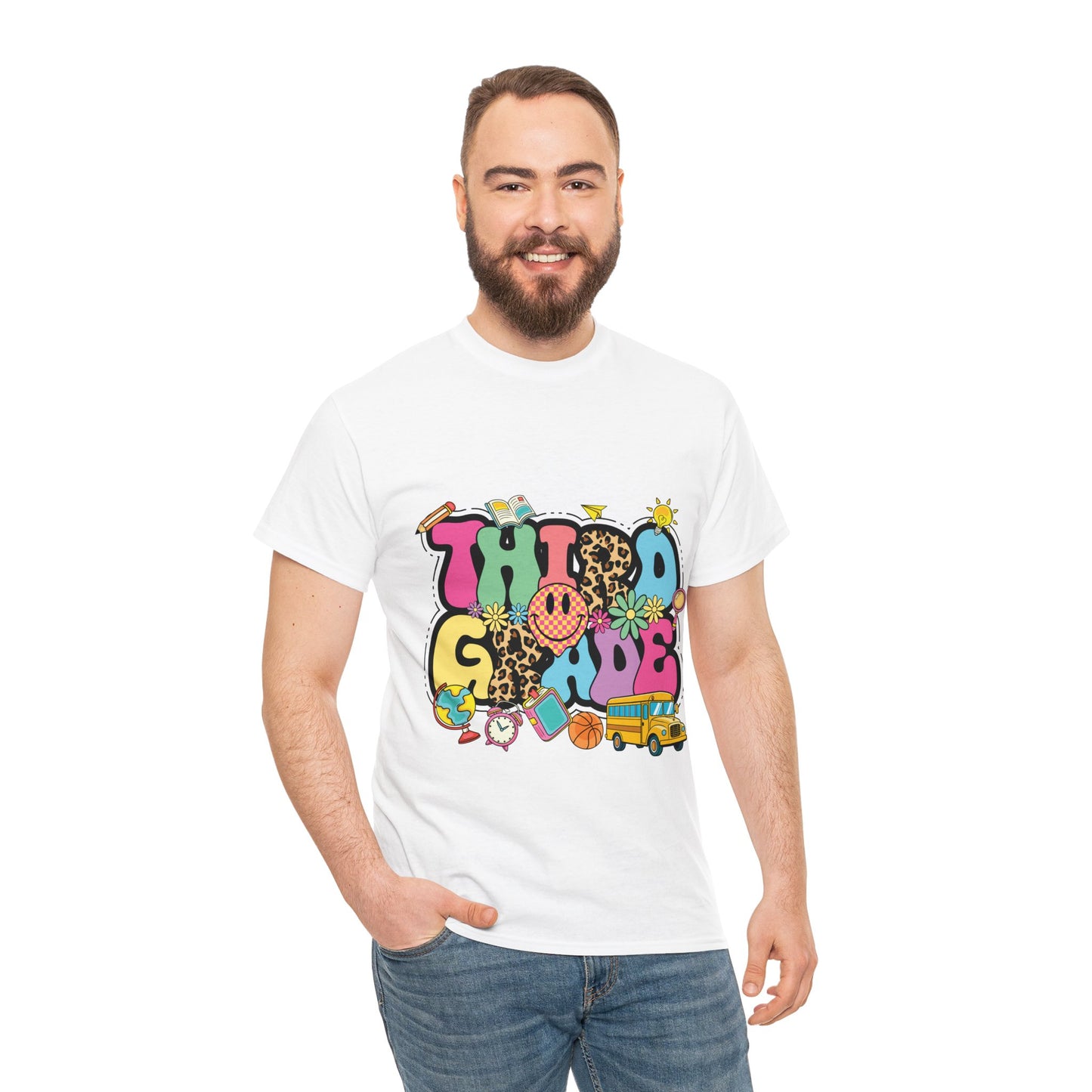 Third Grade Unisex Heavy Cotton Tee