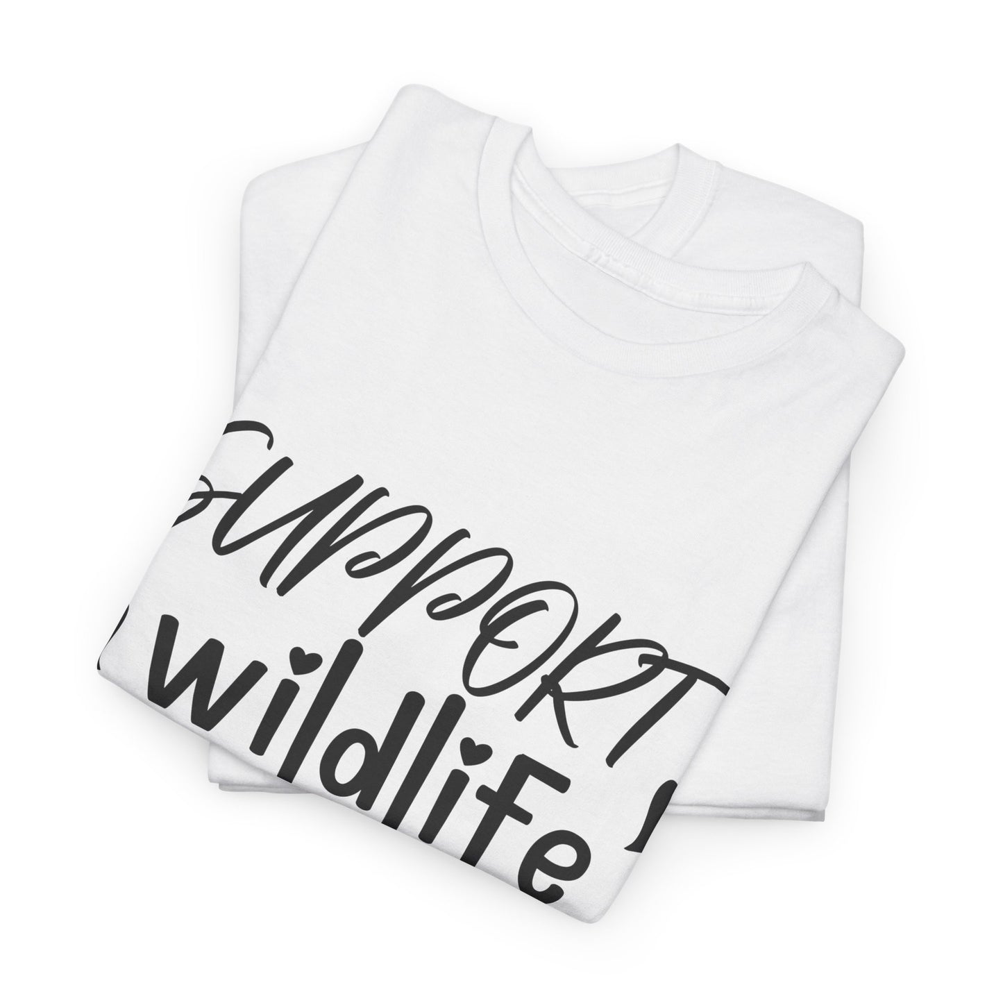 Support Wildlife Raise Boys Unisex Heavy Cotton Tee