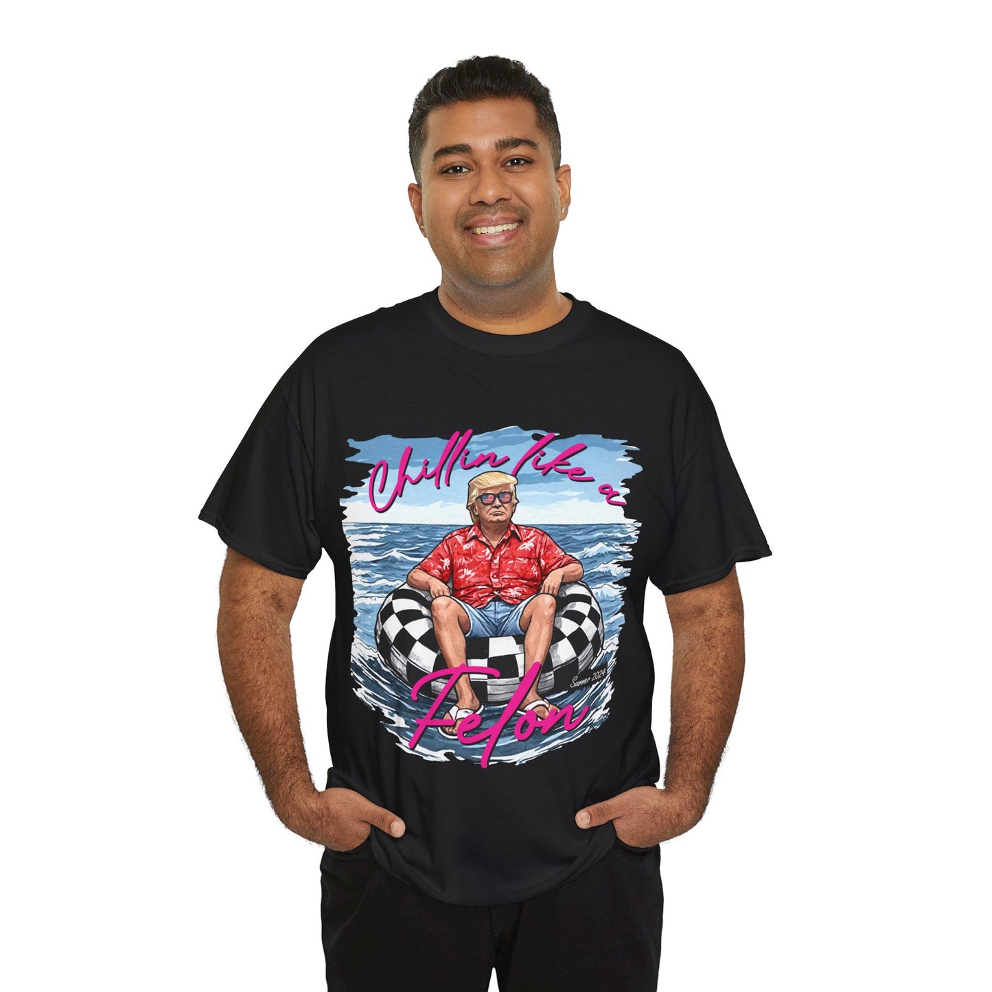 Trump Chillin' Unisex Heavy Cotton Tee