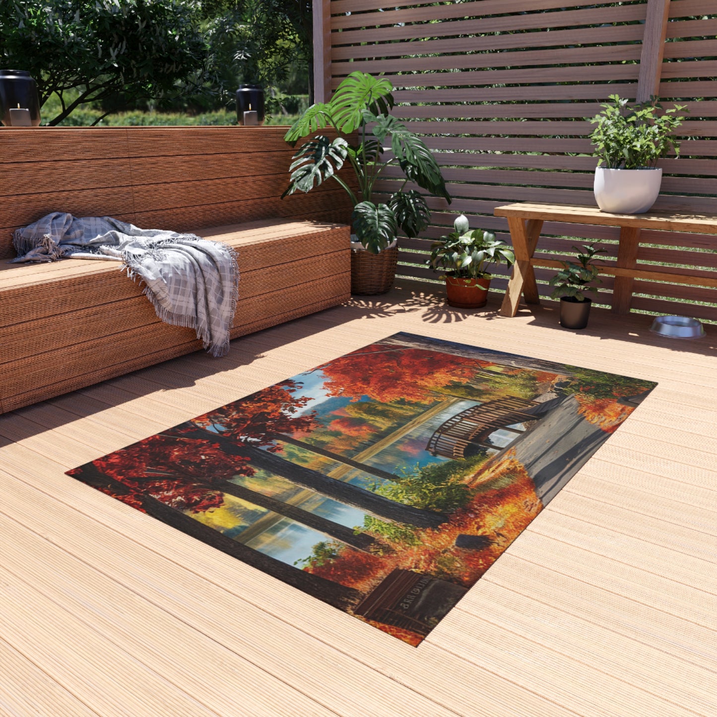 Autumn Day Outdoor Rug