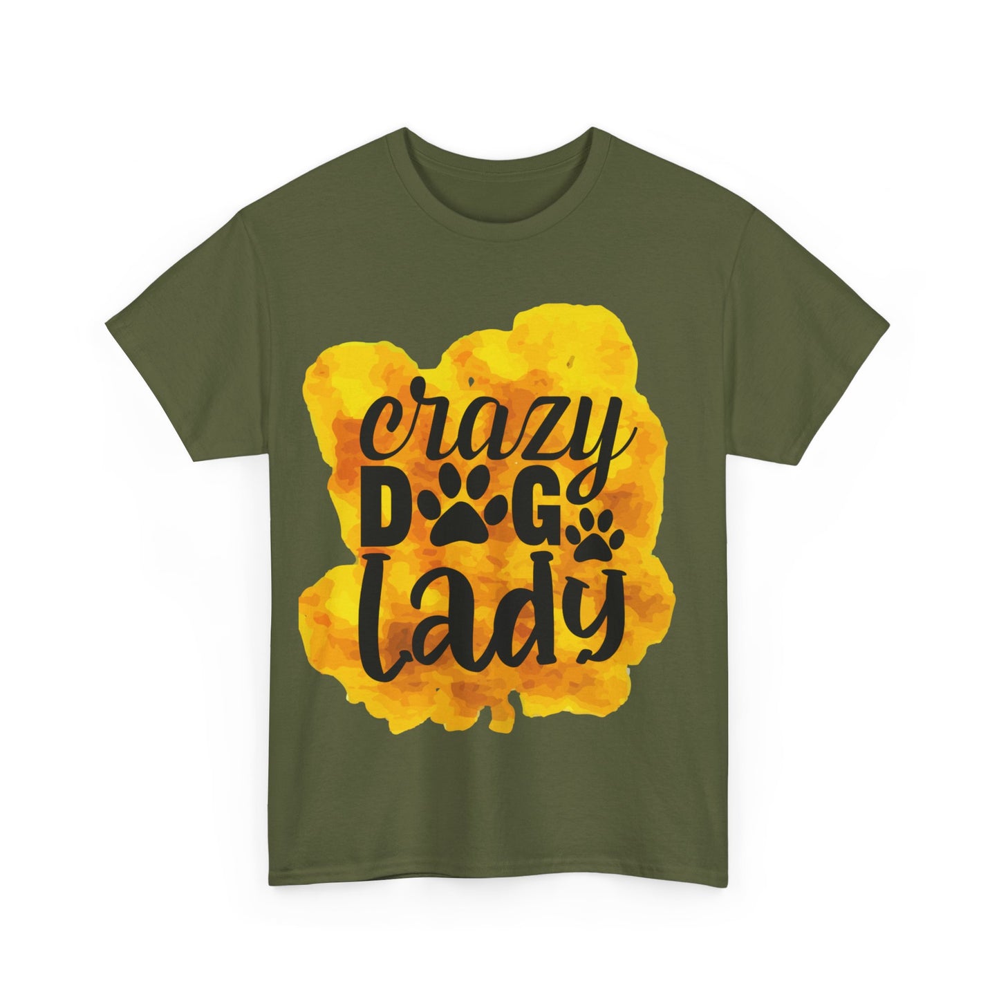 Crazy Dog Lady Unisex Heavy Cotton Tee