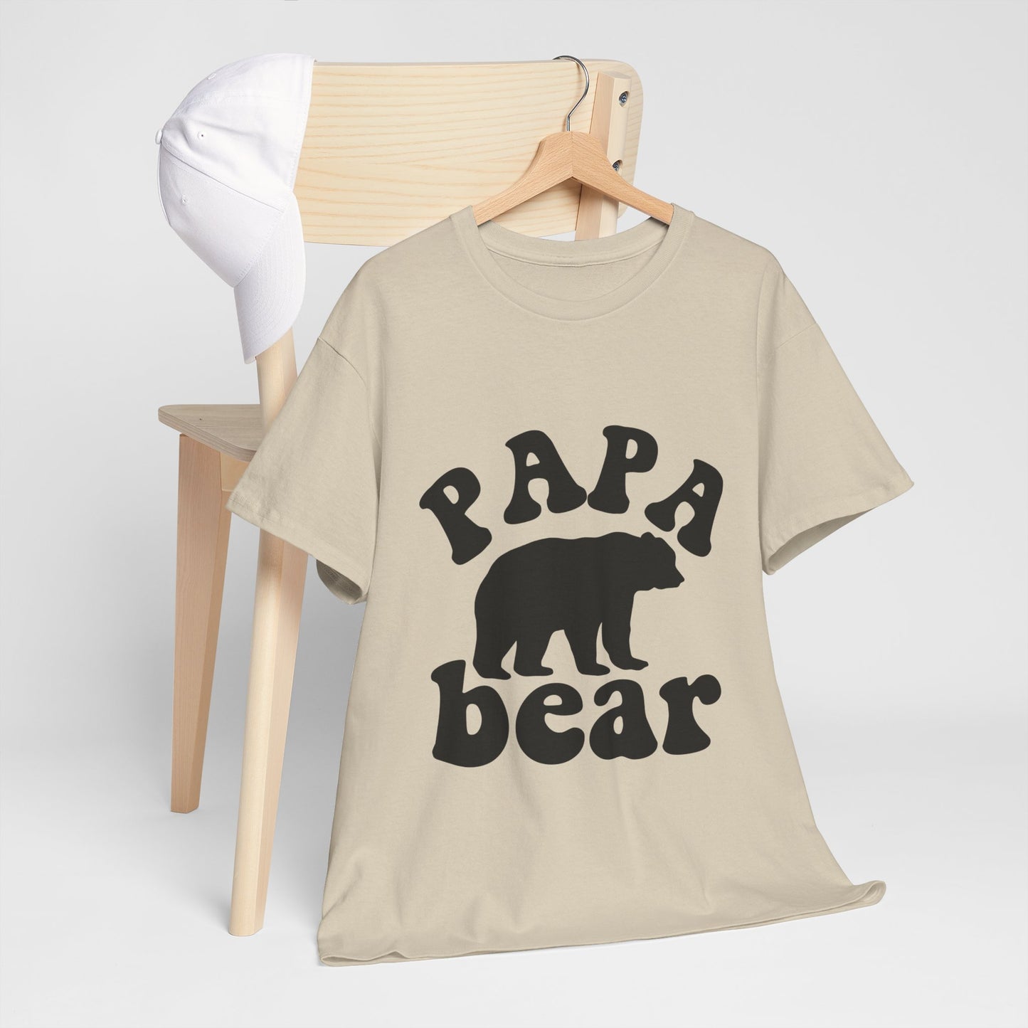 Papa Bear Unisex Heavy Cotton Tee