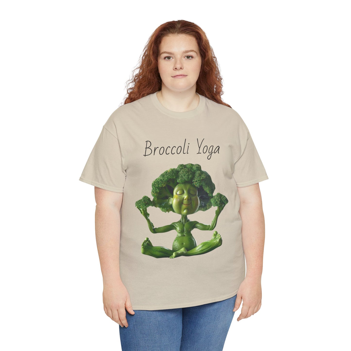 Broccoli Yoga Unisex Heavy Cotton Tee