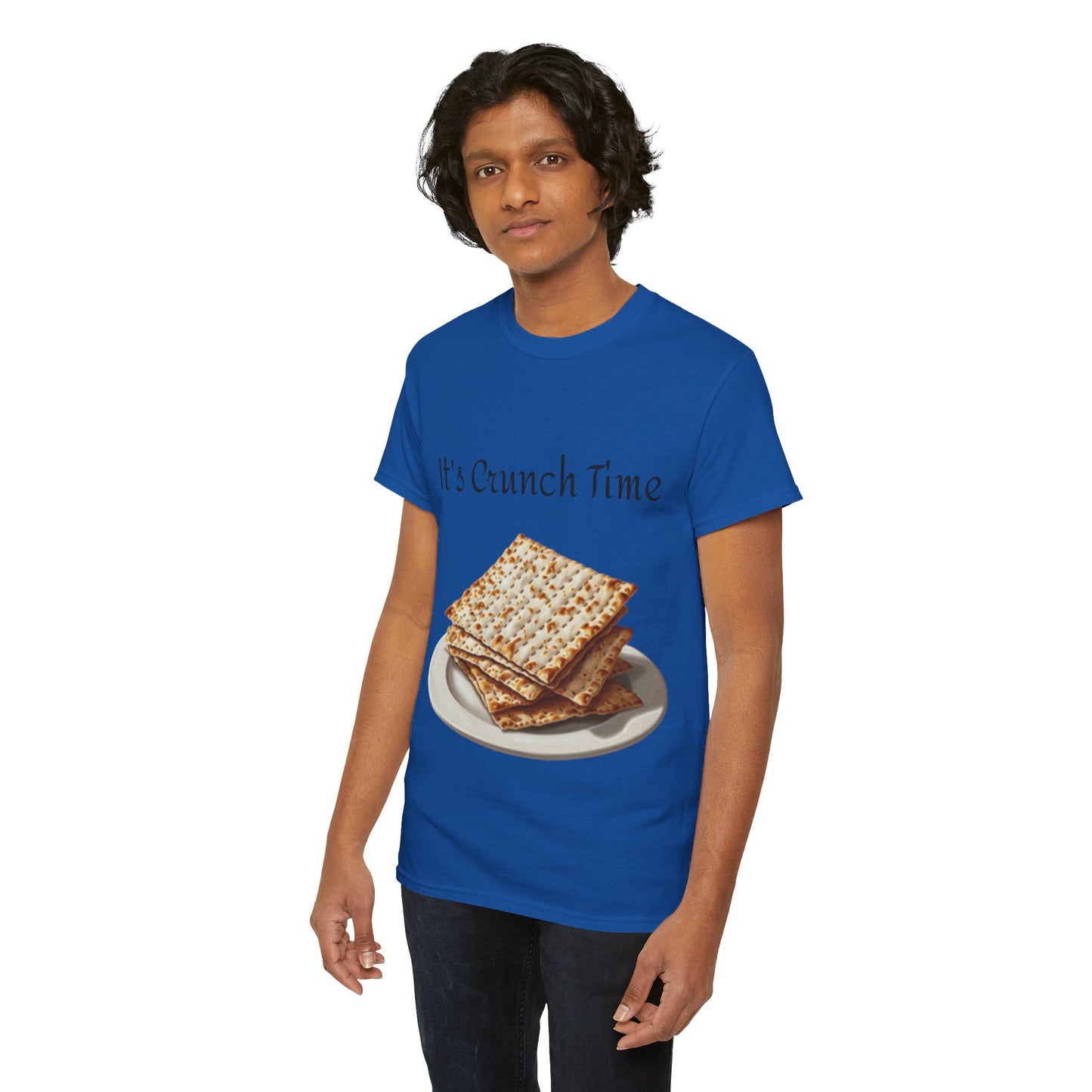 It's Crunch Time Matza Unisex Heavy Cotton Tee