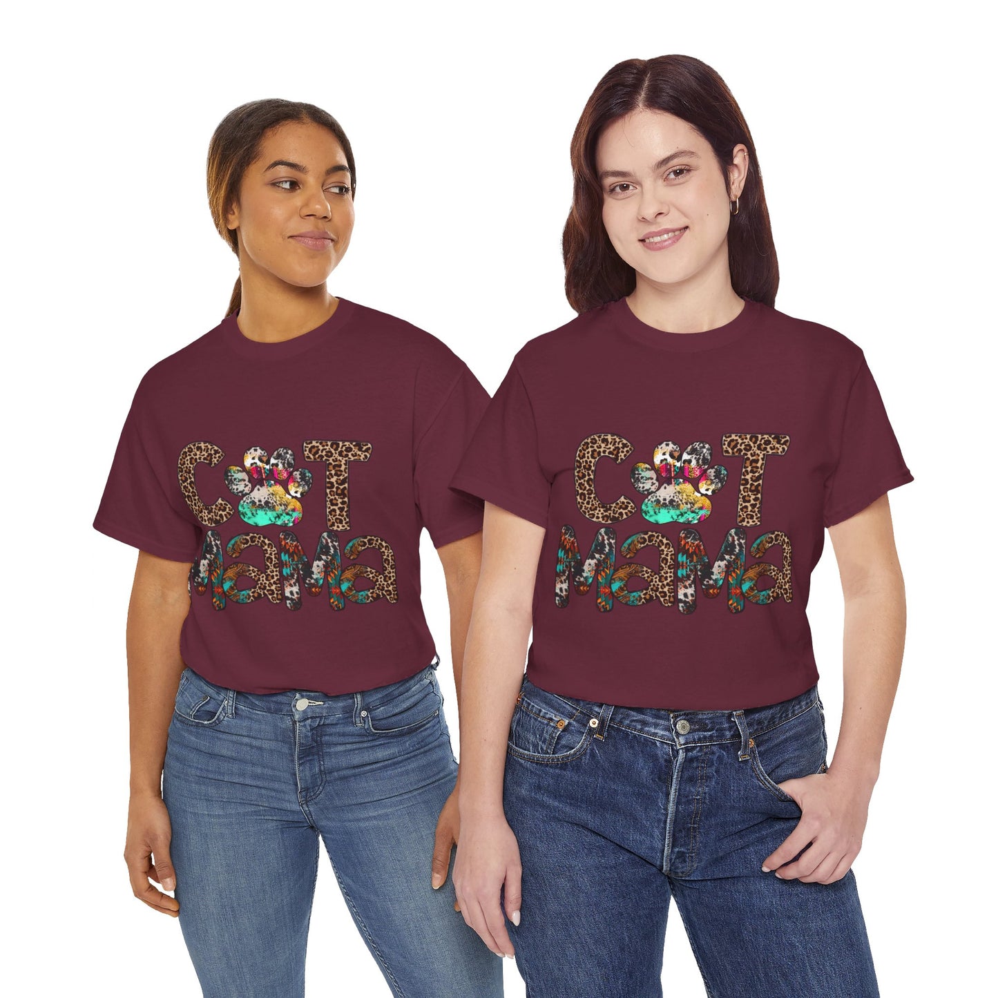 Cat Mama2 Unisex Heavy Cotton Tee