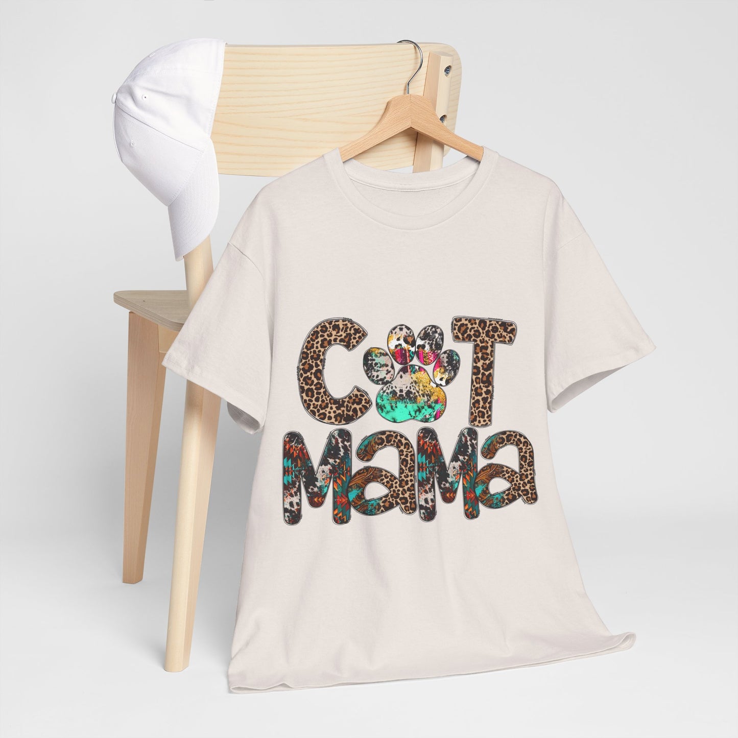 Cat Mama2 Unisex Heavy Cotton Tee