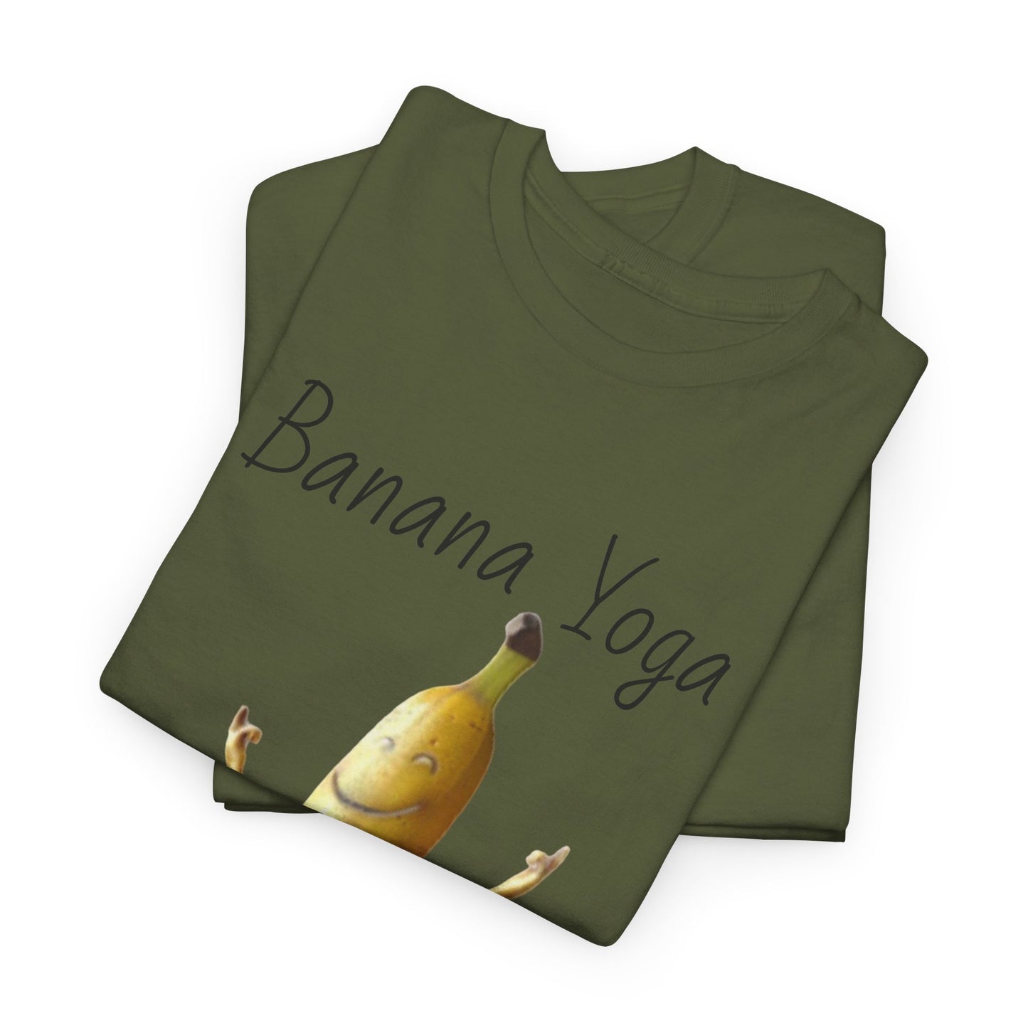 Banana Yoga2 Unisex Heavy Cotton Tee