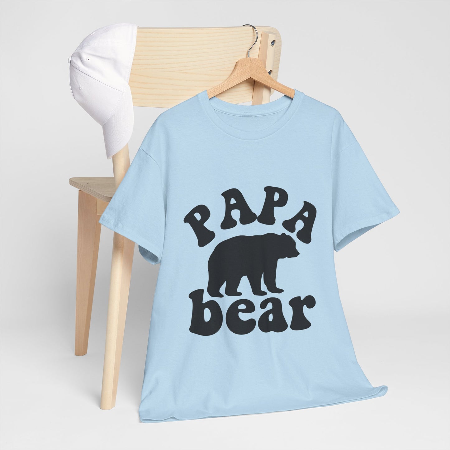 Papa Bear Unisex Heavy Cotton Tee